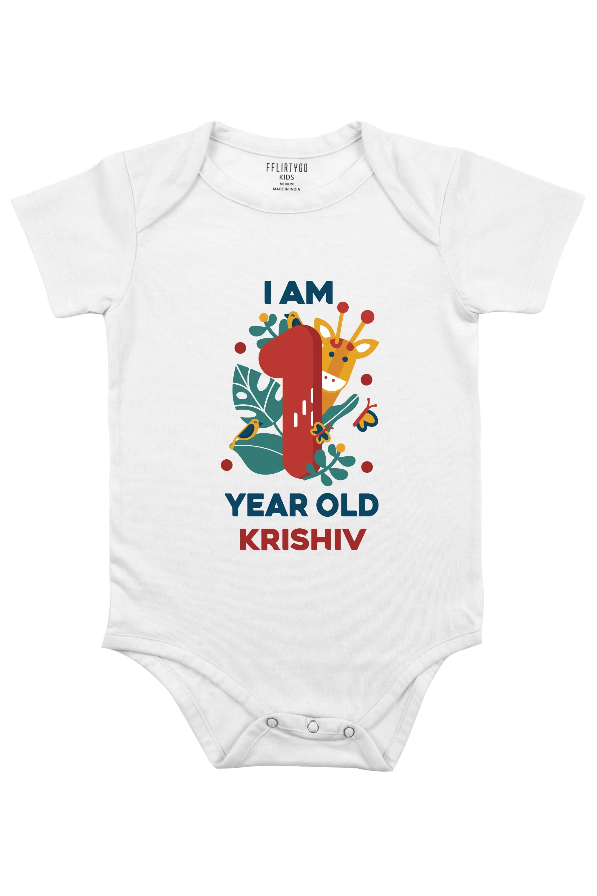 1 Year Birthday Baby Romper | Onesies w/ Custom Name