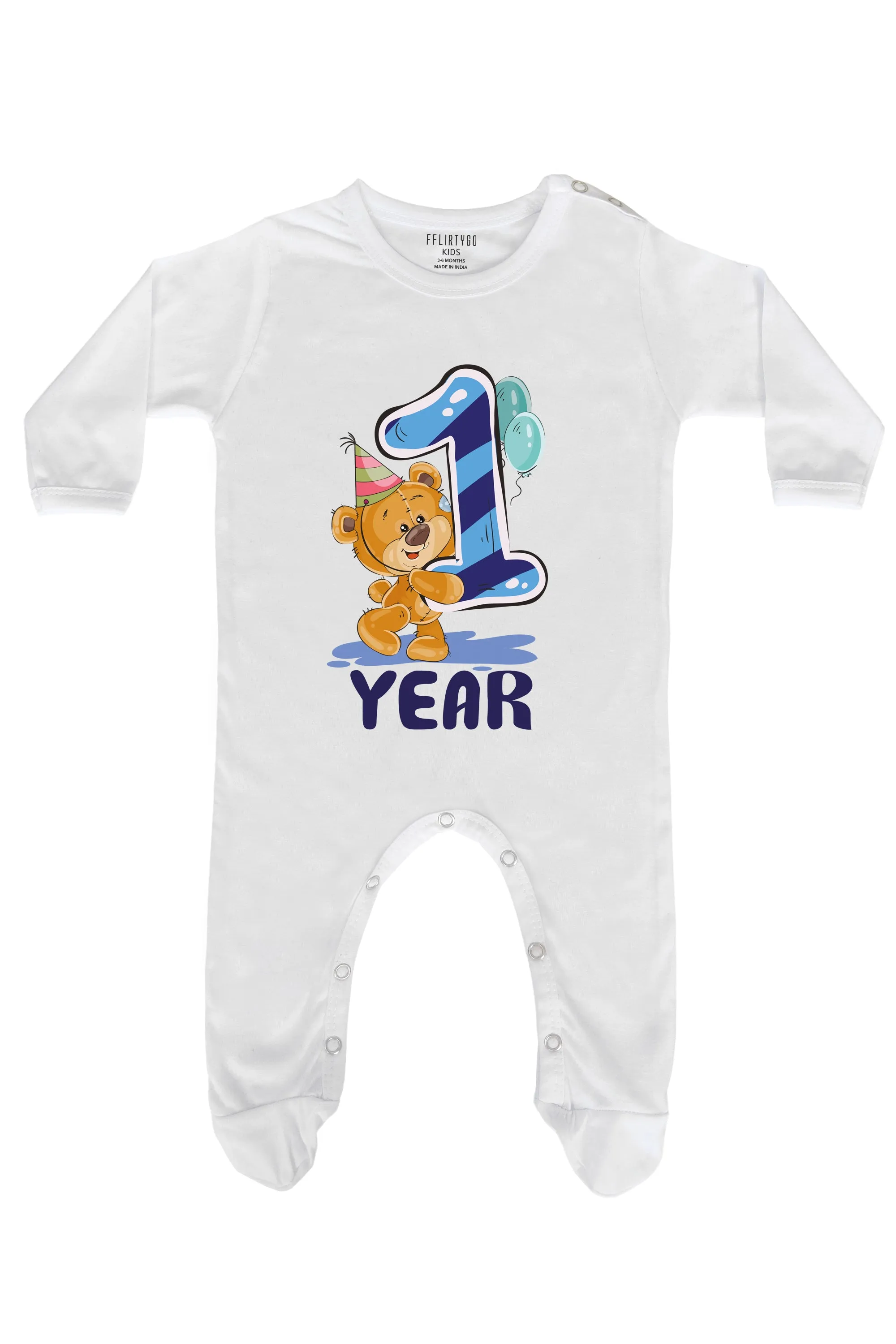 1 Year Milestone Baby Romper | Onesies