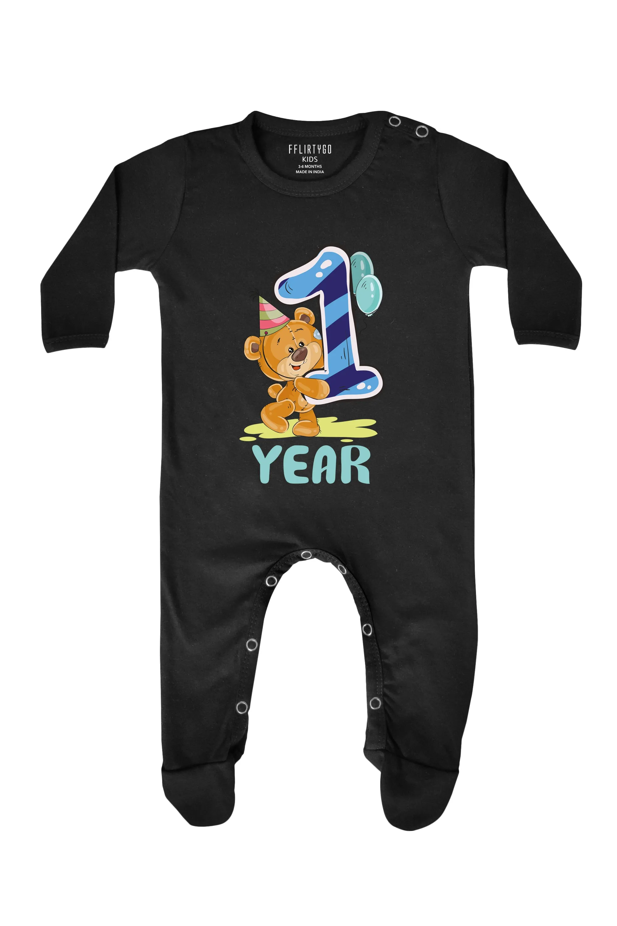 1 Year Milestone Baby Romper | Onesies