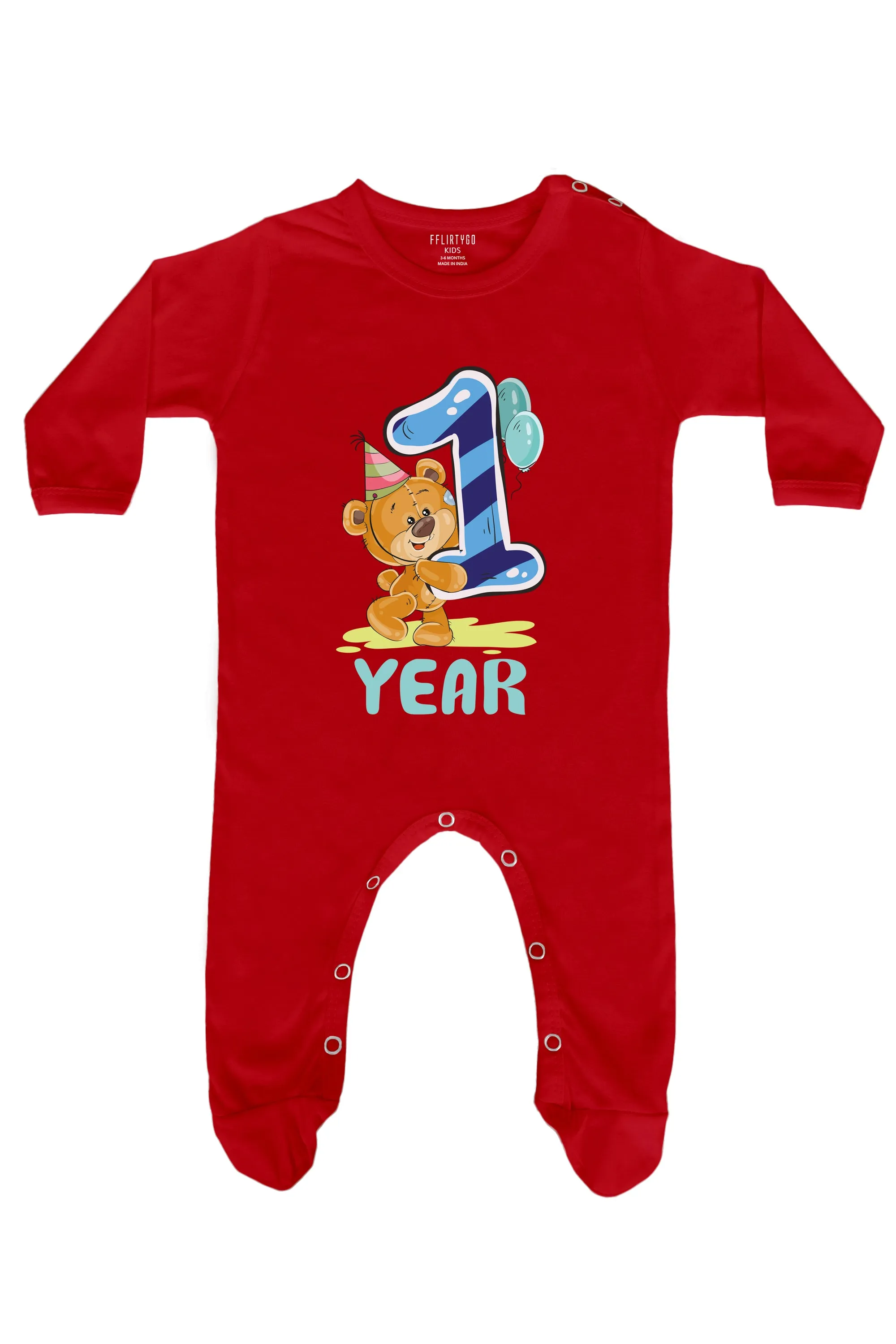 1 Year Milestone Baby Romper | Onesies