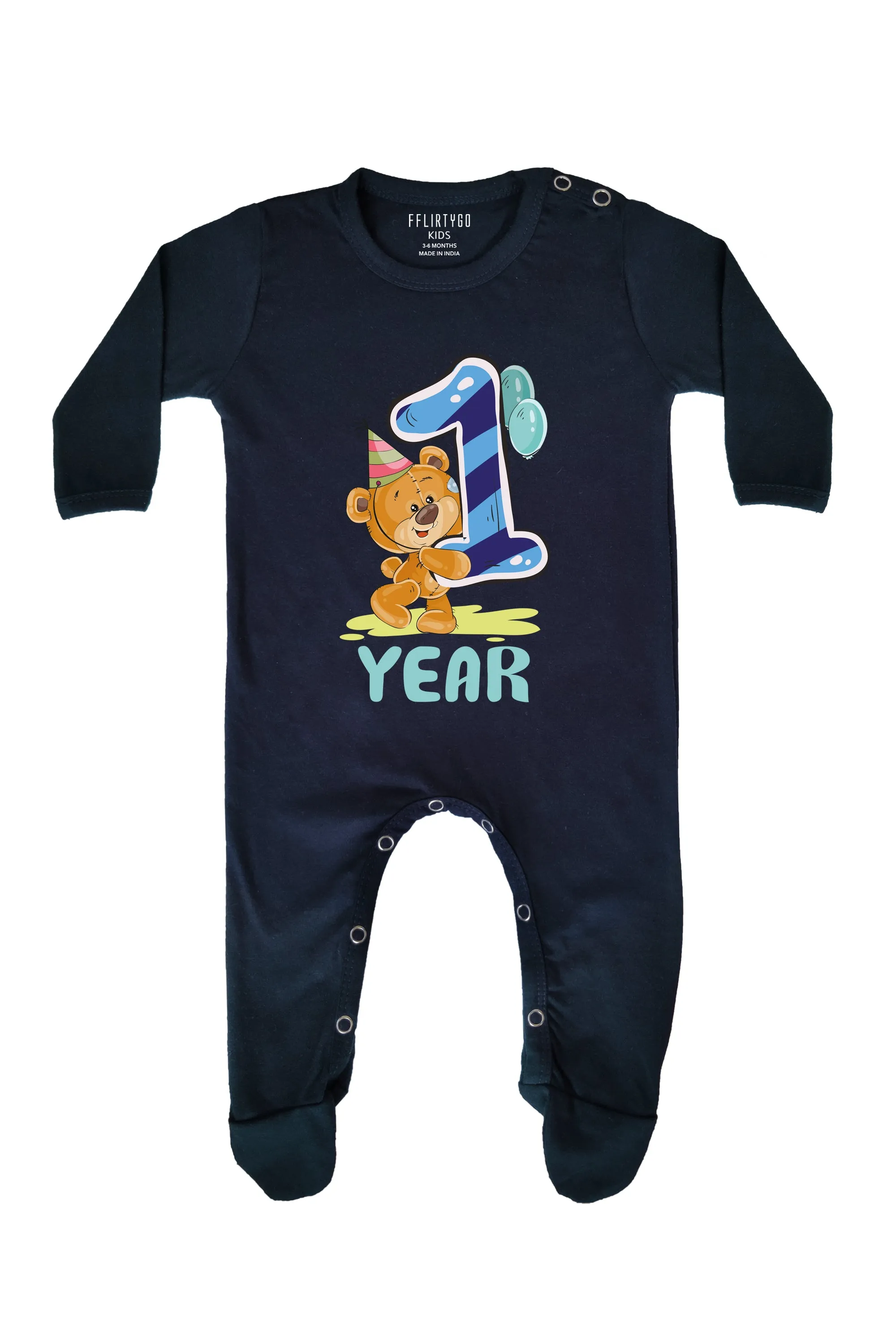 1 Year Milestone Baby Romper | Onesies