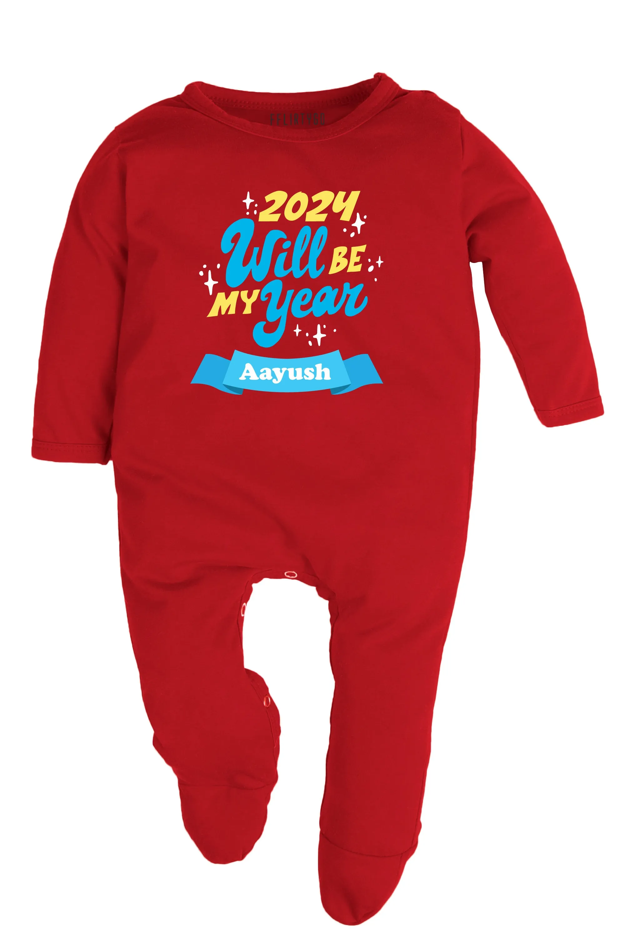 2024 Will Be My Year Baby Romper | Onesies w/ Custom Name