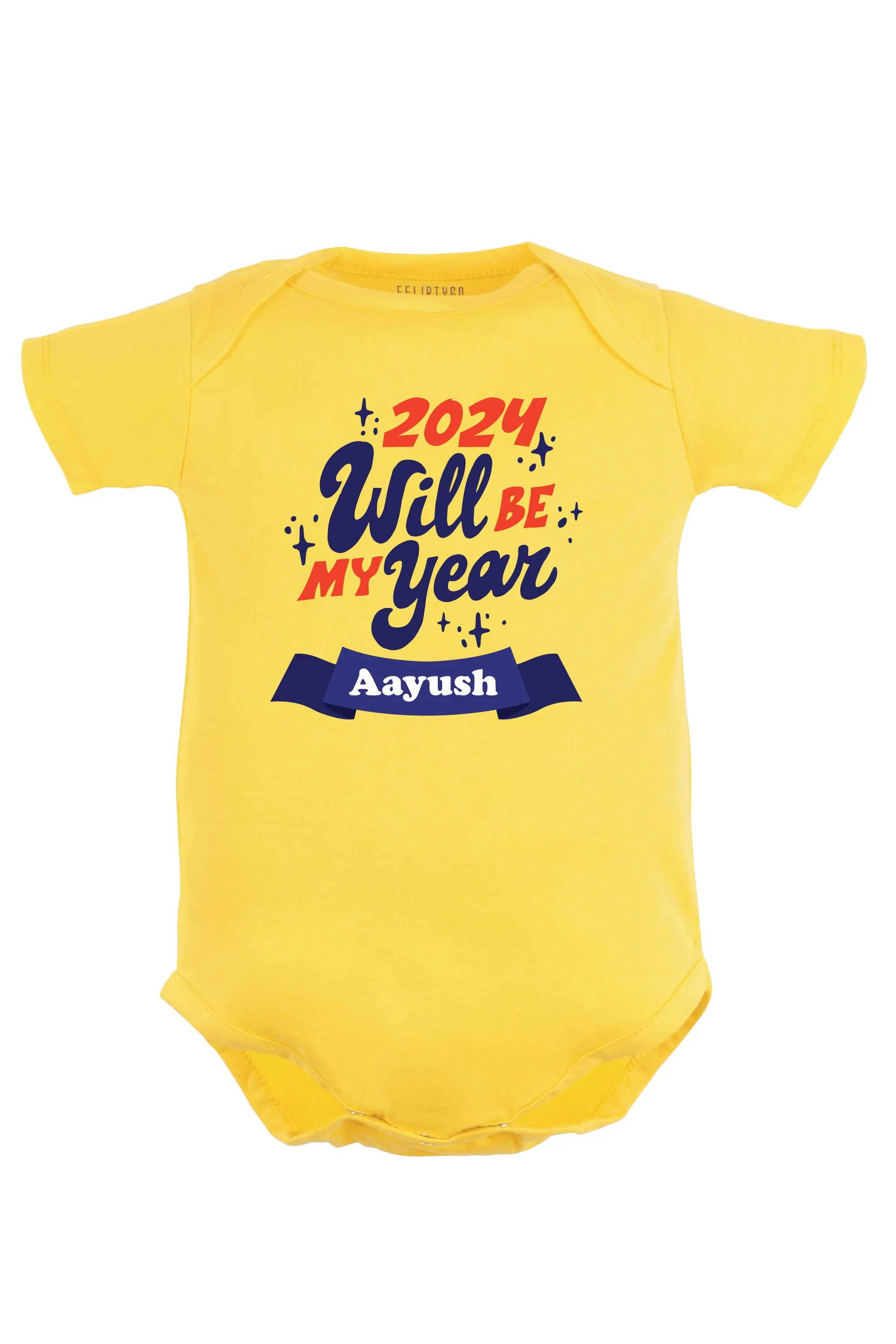 2024 Will Be My Year Baby Romper | Onesies w/ Custom Name