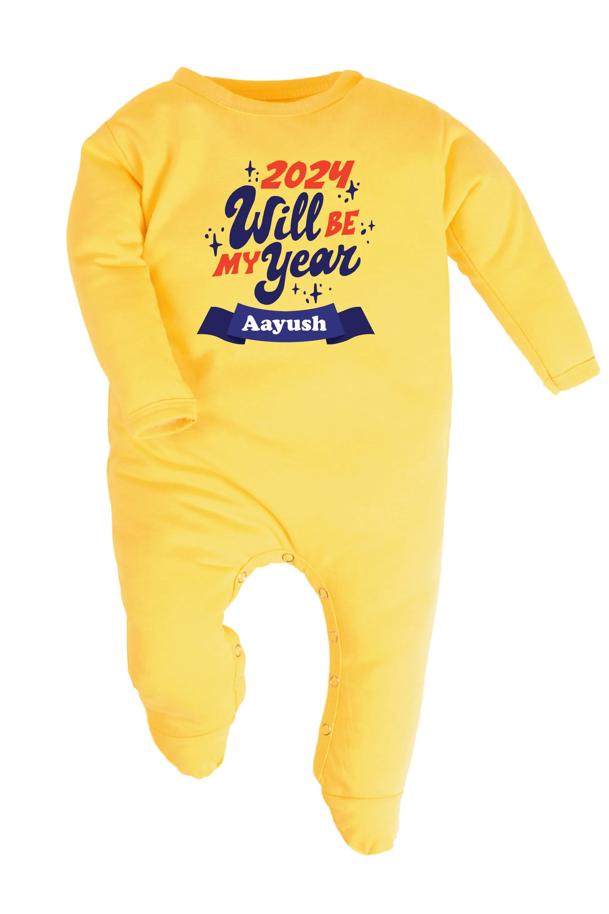 2024 Will Be My Year Baby Romper | Onesies w/ Custom Name