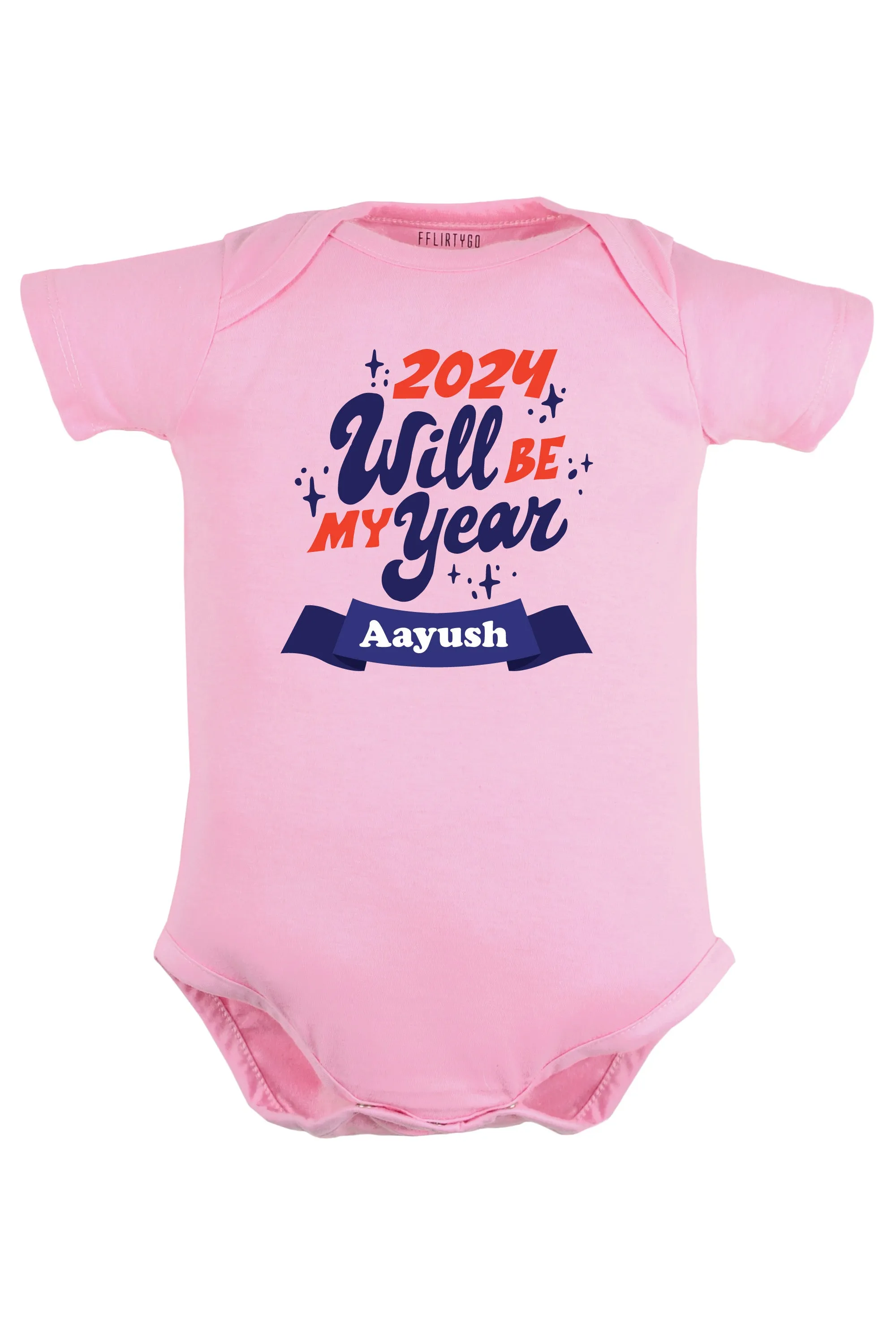 2024 Will Be My Year Baby Romper | Onesies w/ Custom Name