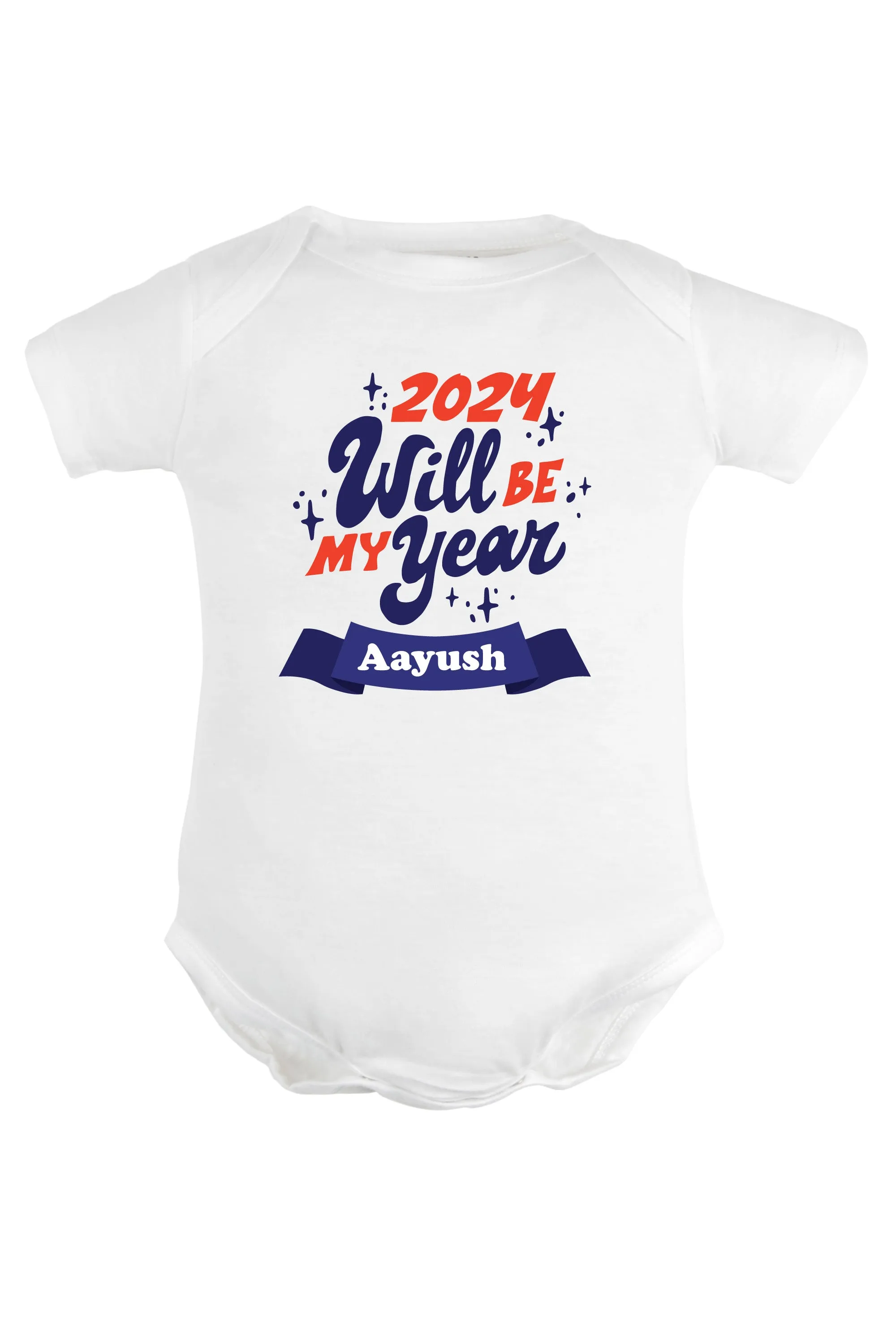 2024 Will Be My Year Baby Romper | Onesies w/ Custom Name