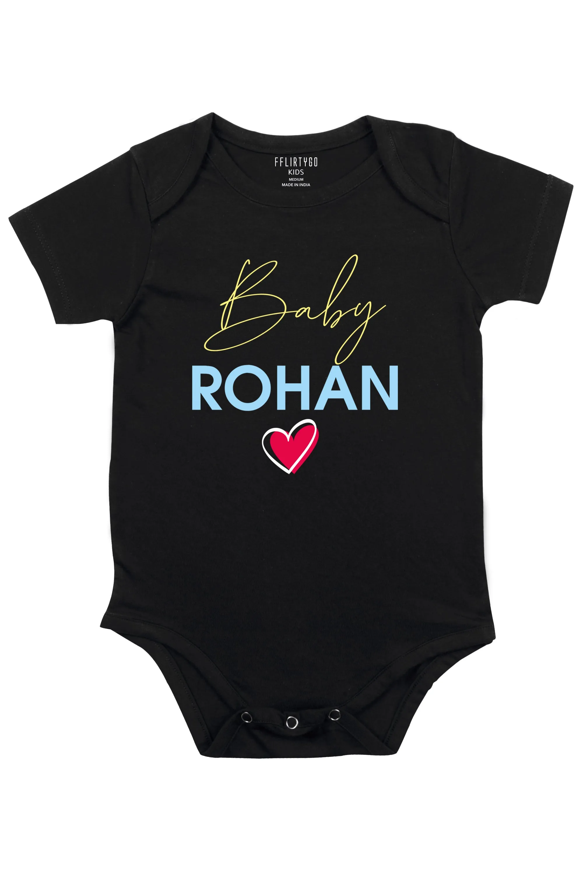 A Baby With Heart Baby Romper | Onesies w/ Custom Name