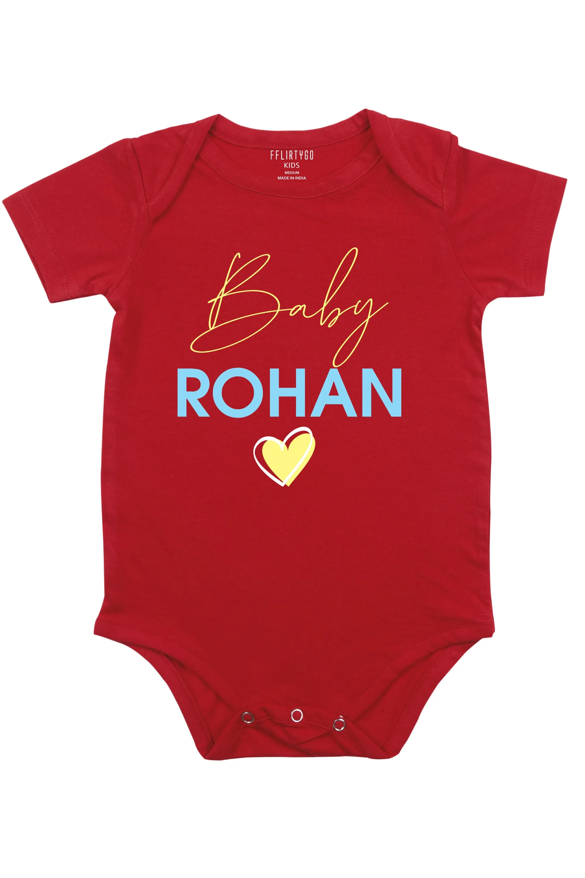 A Baby With Heart Baby Romper | Onesies w/ Custom Name