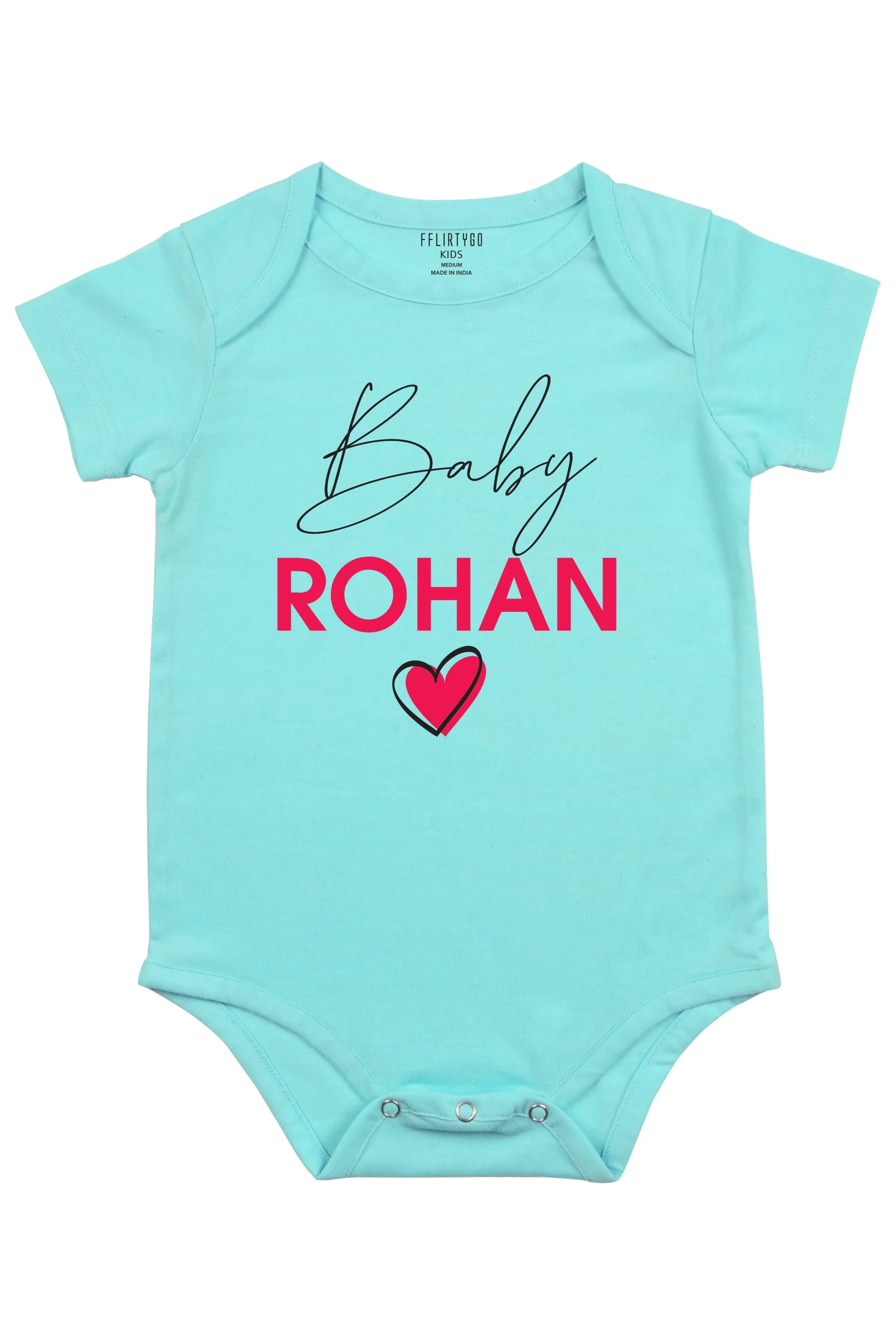 A Baby With Heart Baby Romper | Onesies w/ Custom Name