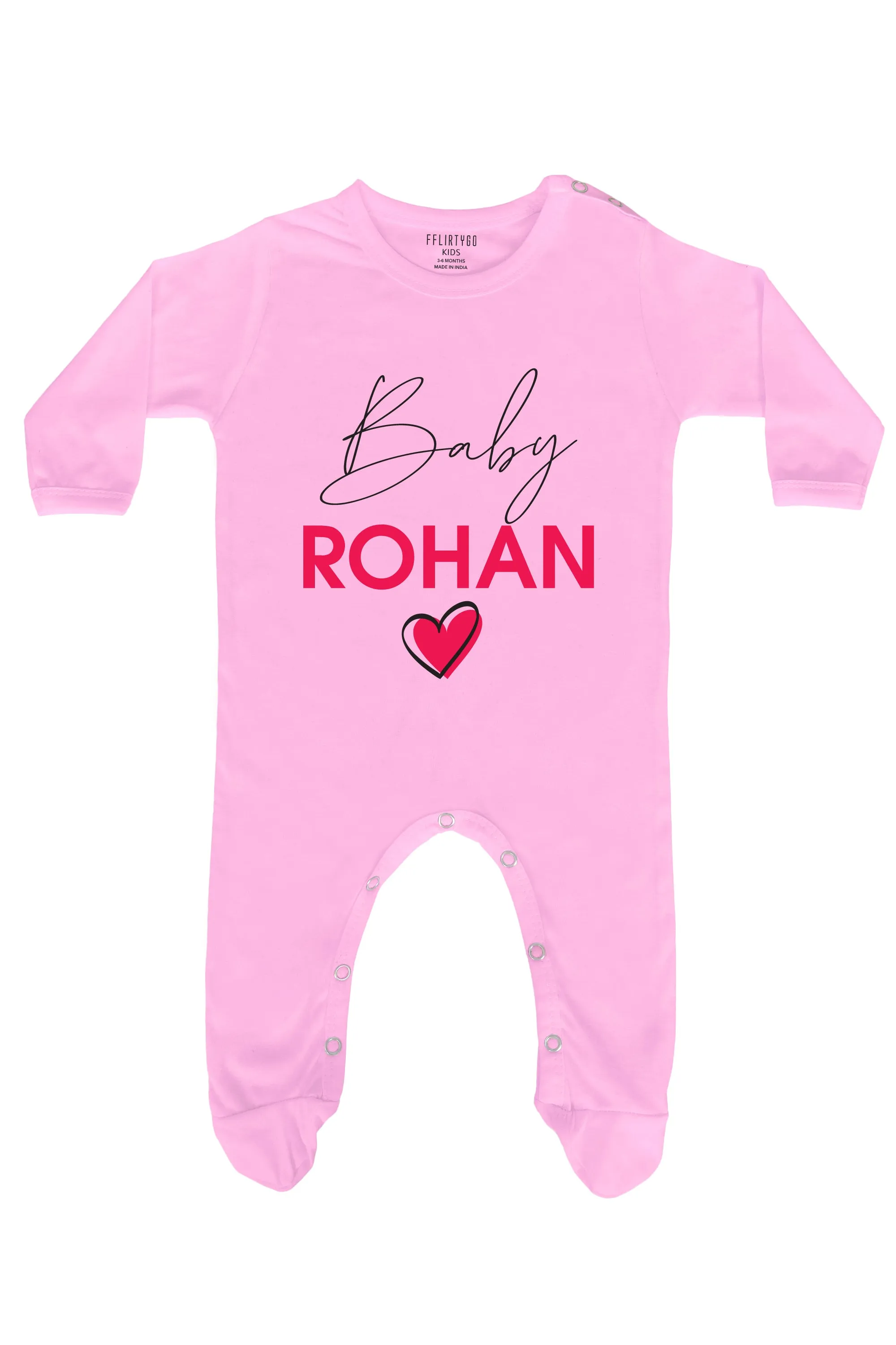 A Baby With Heart Baby Romper | Onesies w/ Custom Name