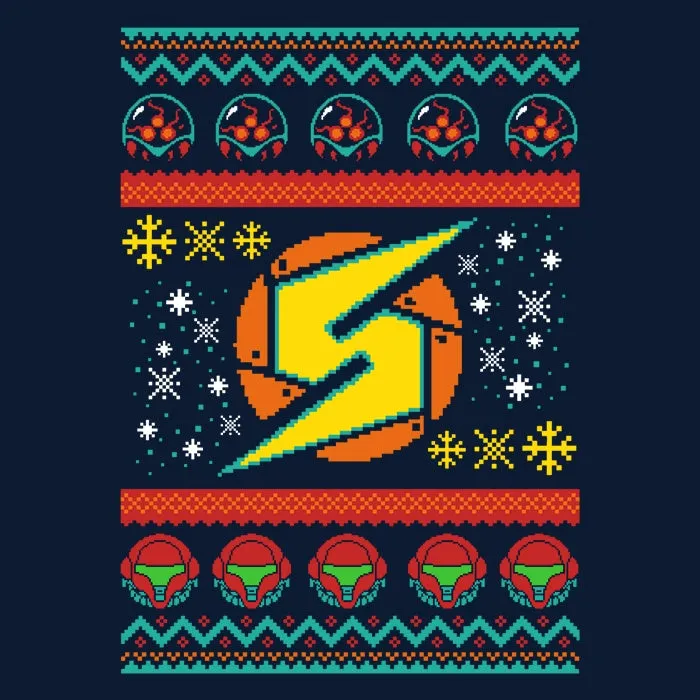 A Metroid Christmas - Fleece Blanket