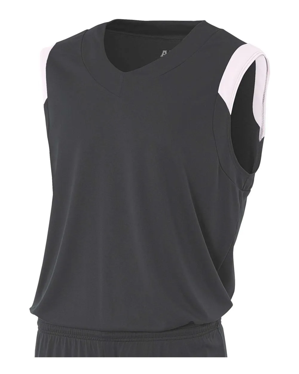 A4 Youth Moisture Management V-neck Muscle