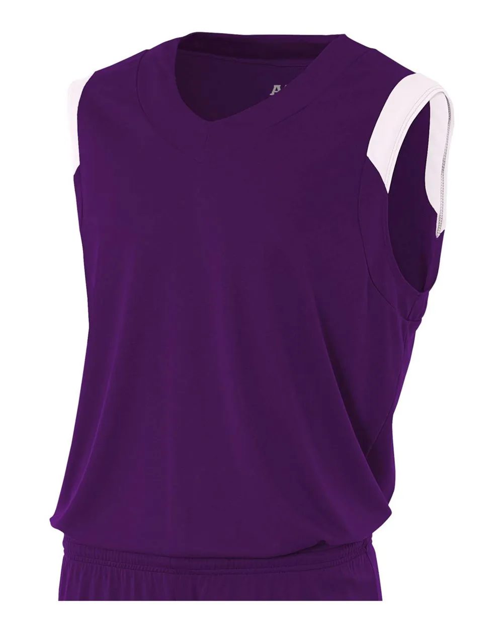 A4 Youth Moisture Management V-neck Muscle