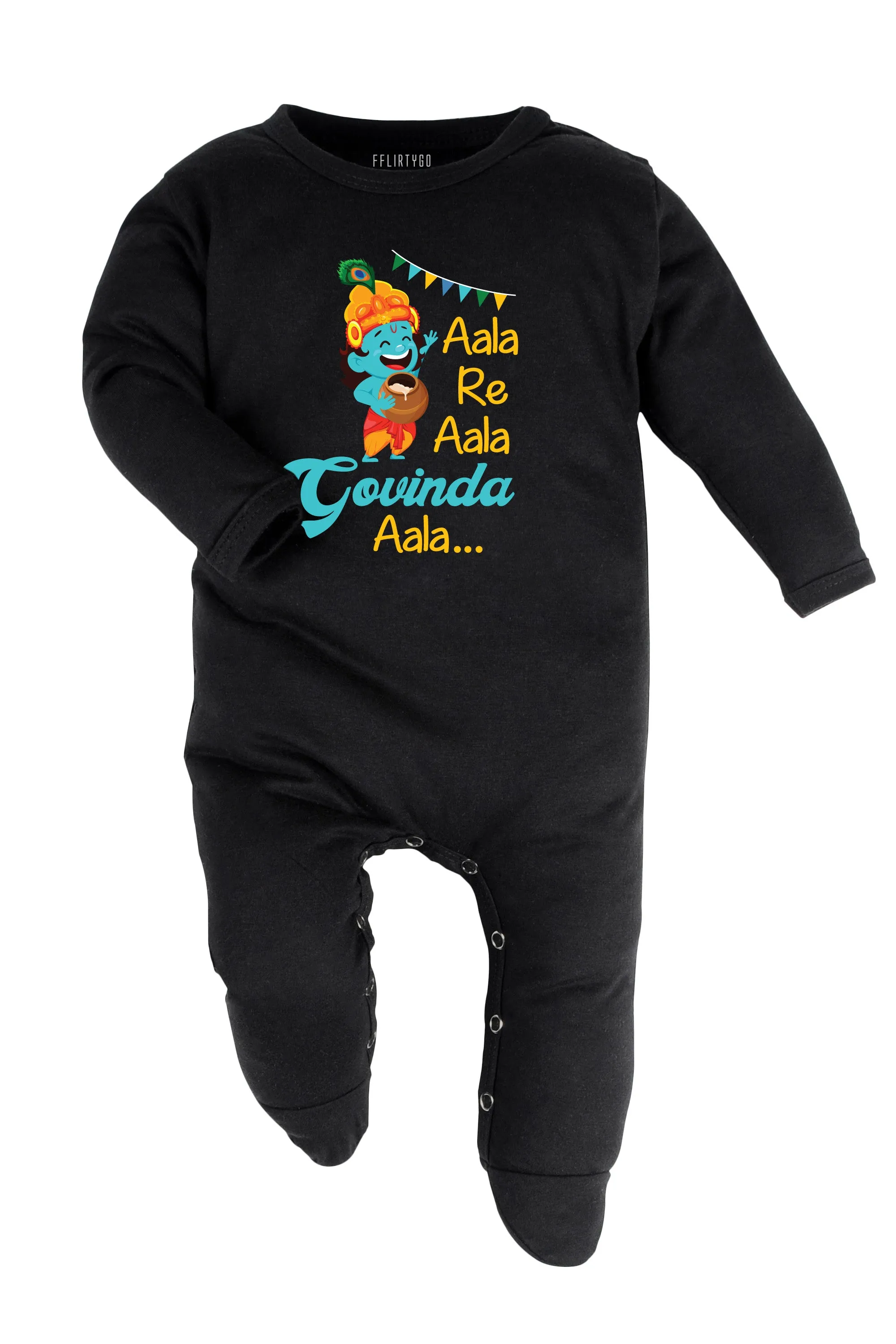 Aala Re Aala Govinda Aala Baby Romper | Onesies