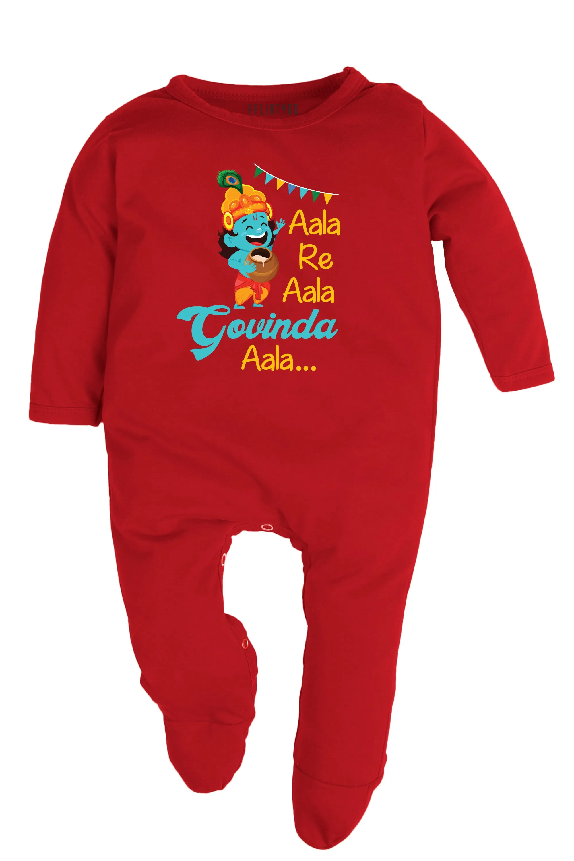 Aala Re Aala Govinda Aala Baby Romper | Onesies