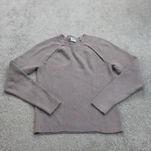 Abercrombie & Fitch Womens Pullover Sweater Crew Neck Long Sleeve Gray Size XL