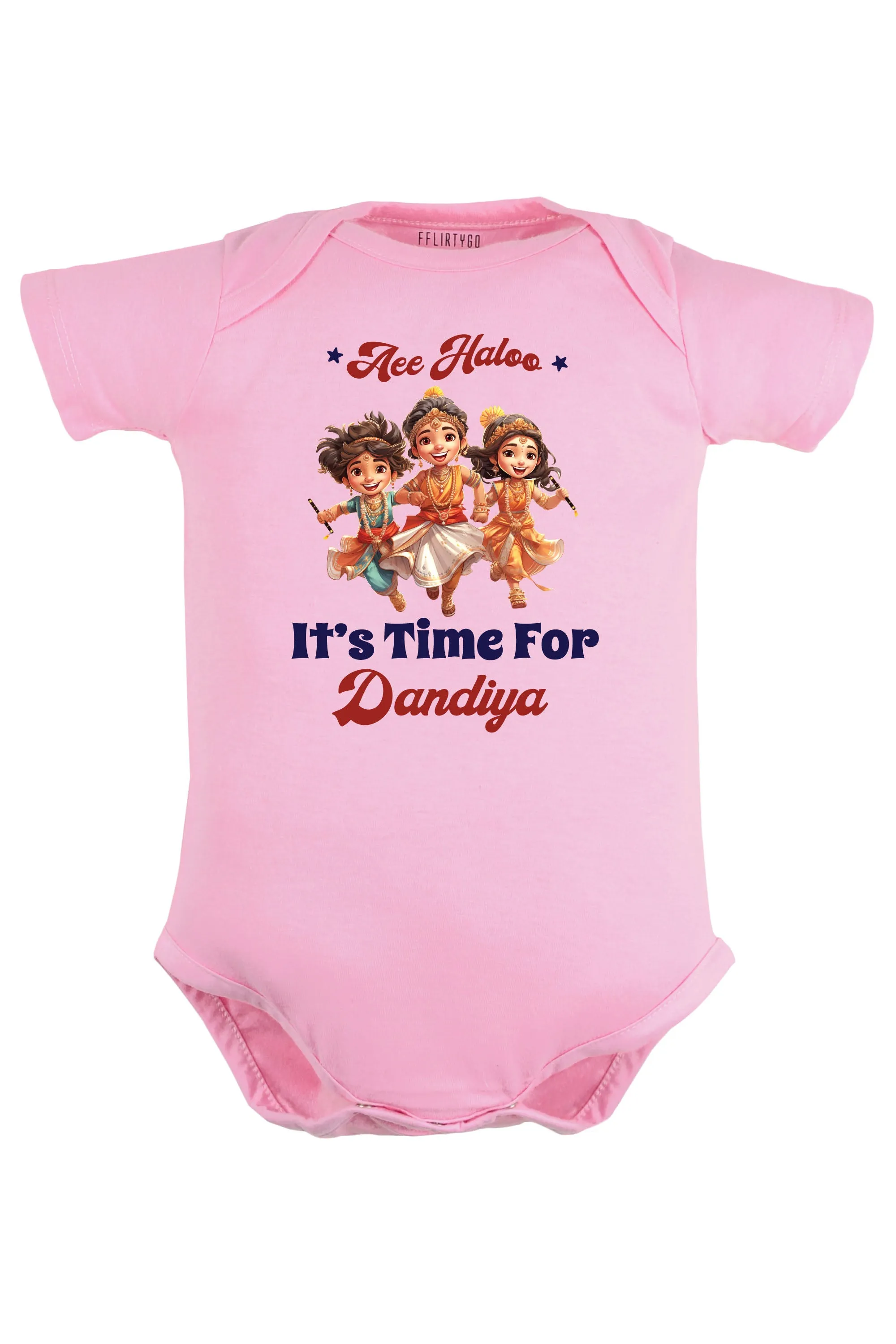 Aee Haloo It's Time For Dandiya Baby Romper | Onesies