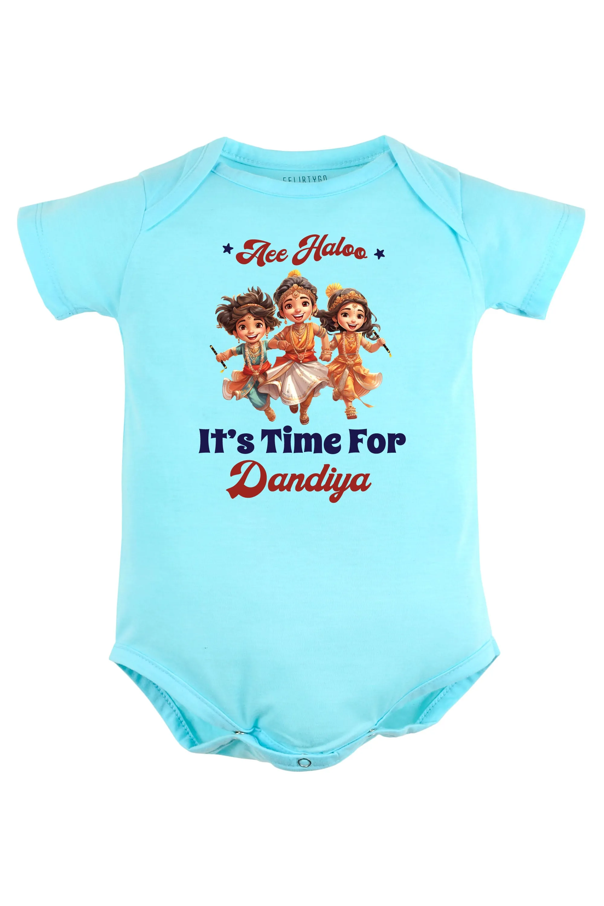 Aee Haloo It's Time For Dandiya Baby Romper | Onesies