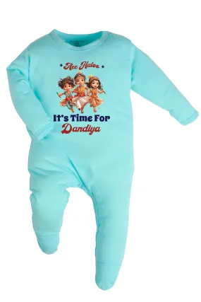 Aee Haloo It's Time For Dandiya Baby Romper | Onesies