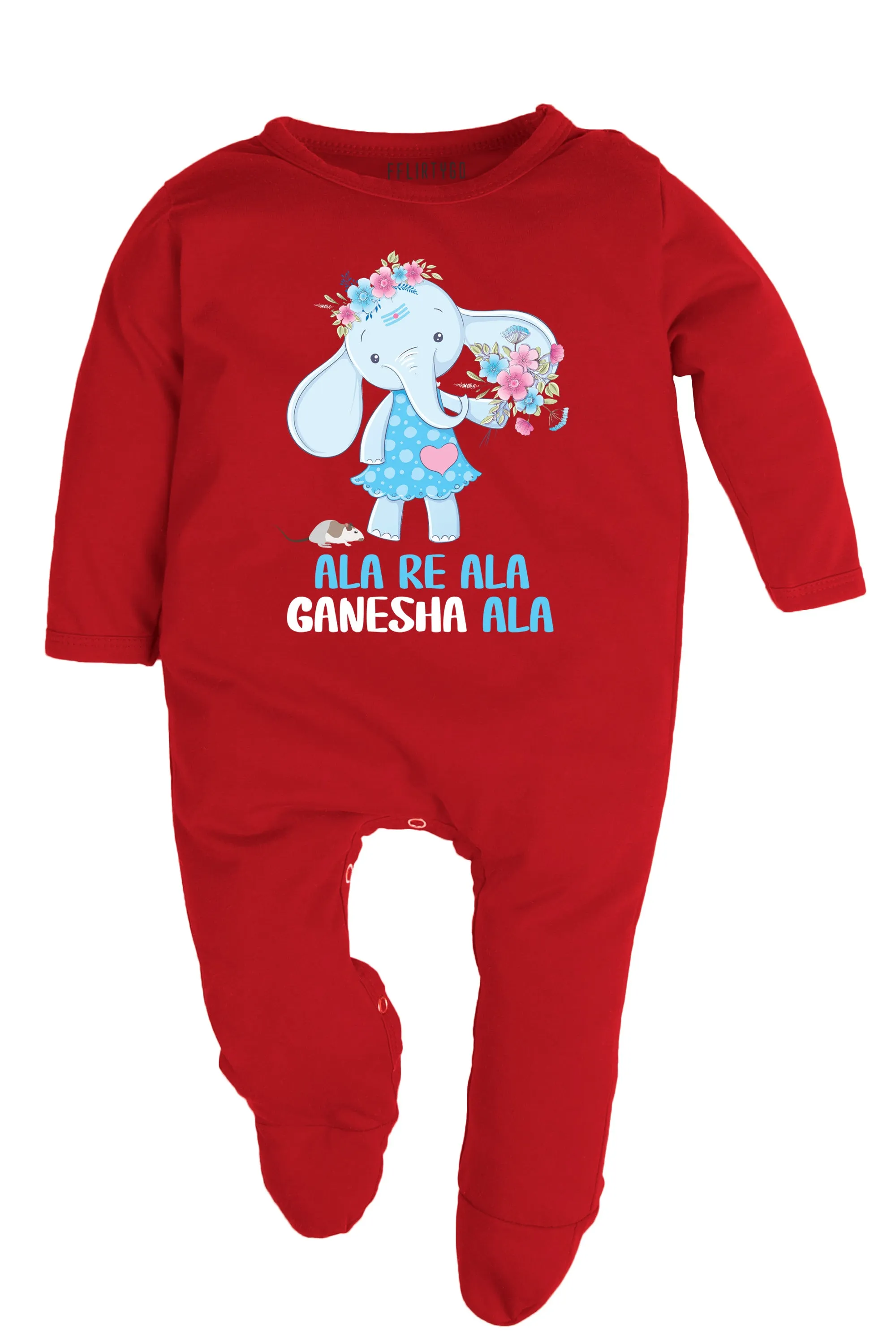 Ala Re Ala Ganesha Ala Baby Romper | Onesies