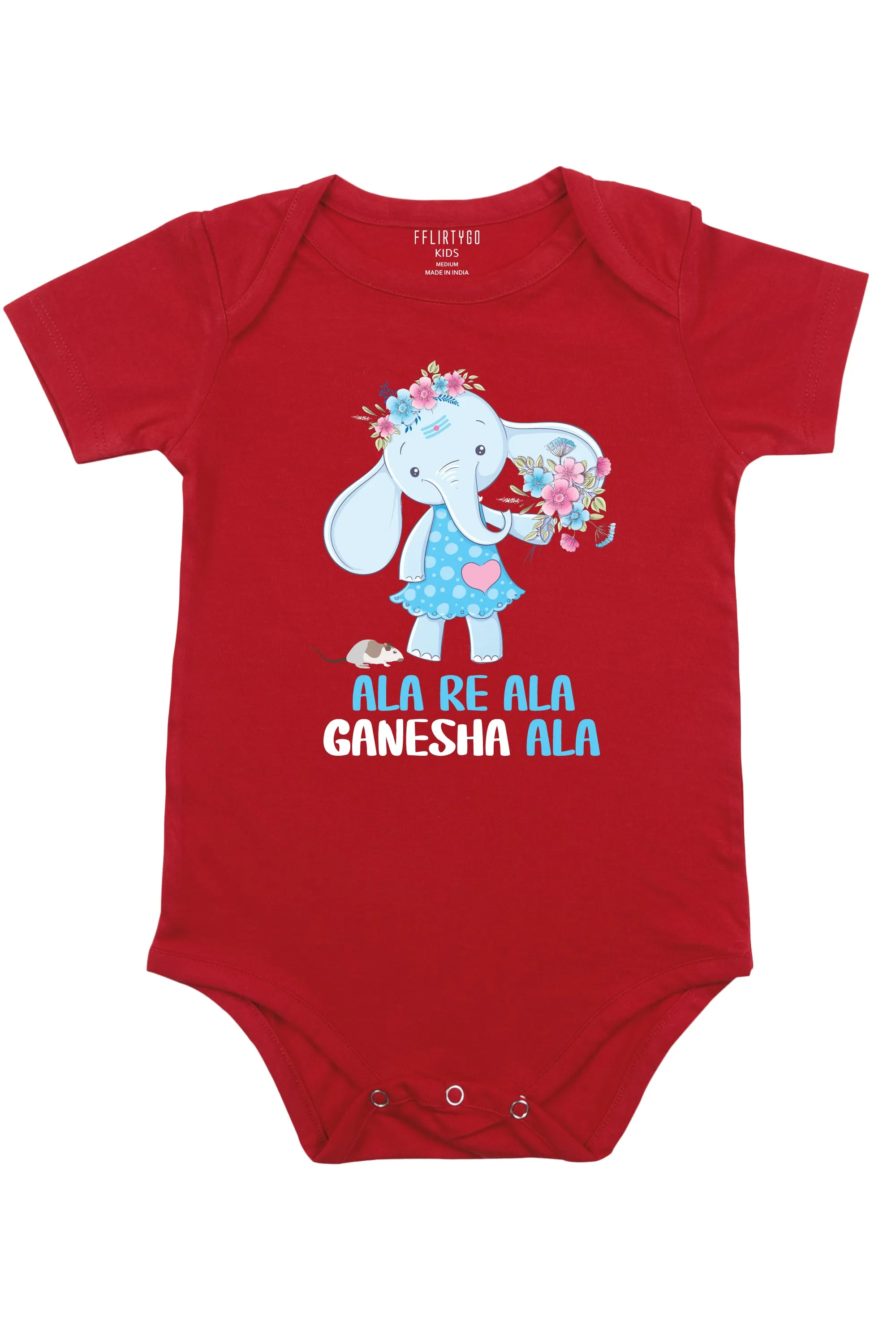 Ala Re Ala Ganesha Ala Baby Romper | Onesies