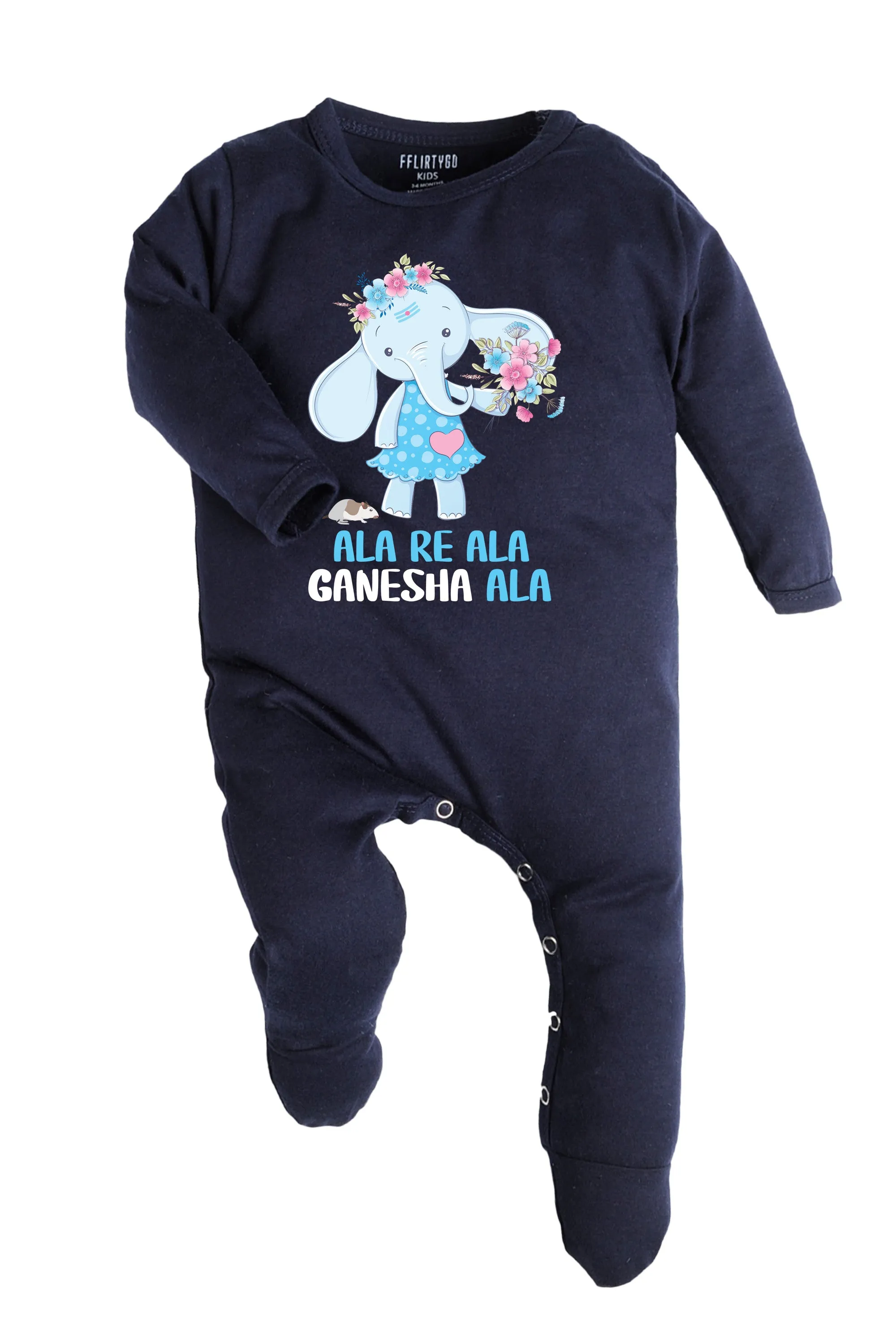 Ala Re Ala Ganesha Ala Baby Romper | Onesies