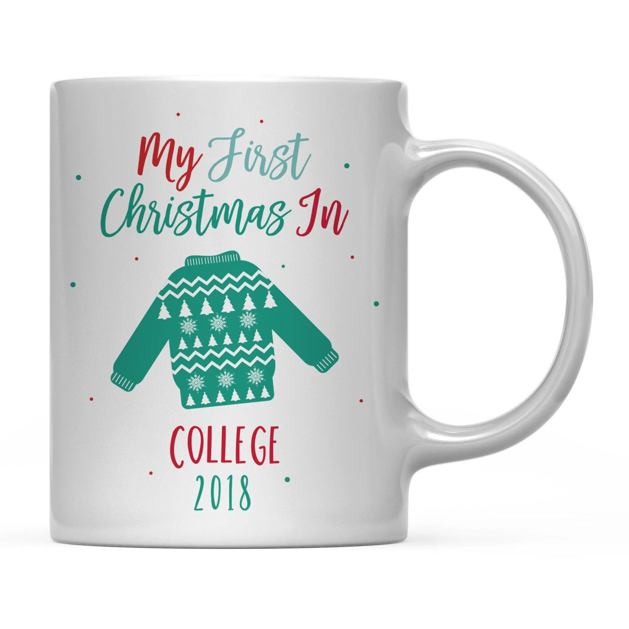 Andaz Press 11oz Family Fair Isle Ugly Sweater Coffee Mug