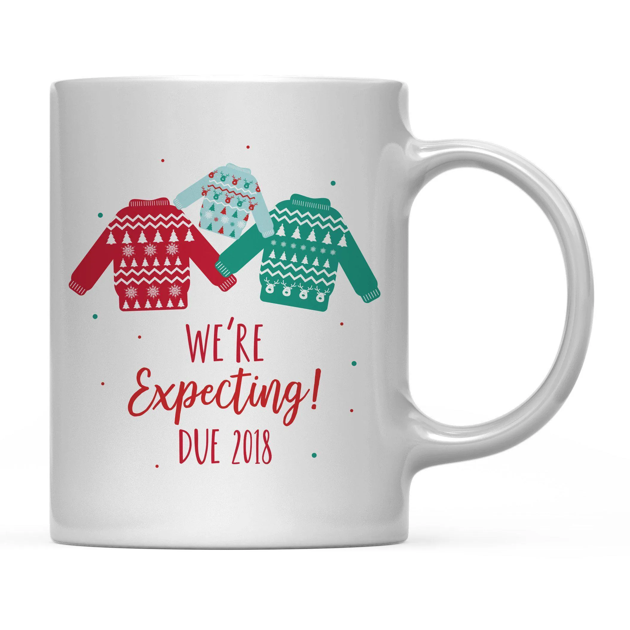 Andaz Press 11oz Family Fair Isle Ugly Sweater Coffee Mug