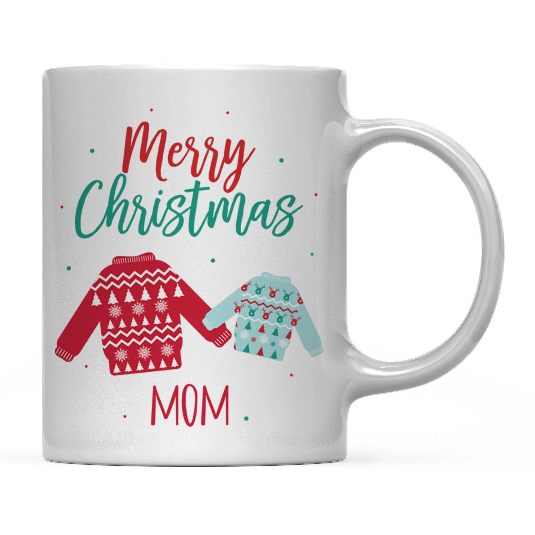 Andaz Press 11oz Family Fair Isle Ugly Sweater Coffee Mug