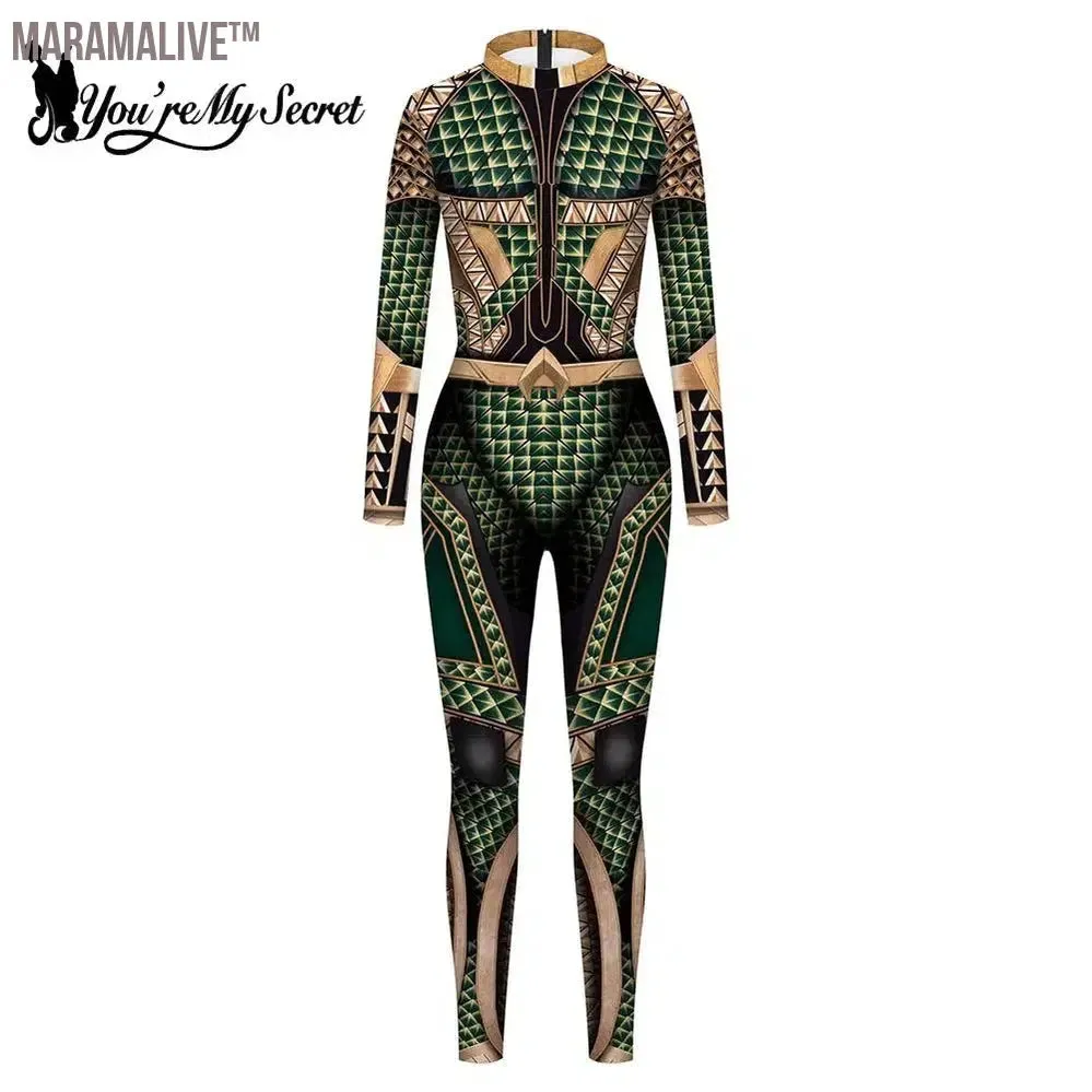 Anime Movie Superhero Cosplay Costume Unisex Printing Jumpsuit Long Sleeves Bodysuits Outfits For Women