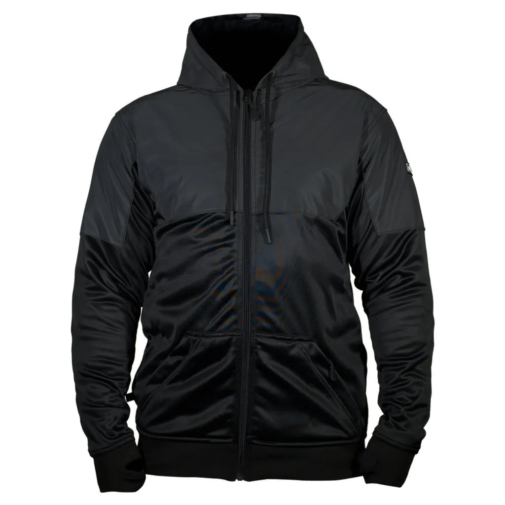 ARMORED BLACK ON BLACK REFLECTIVE PERFORMANCE HOODIE