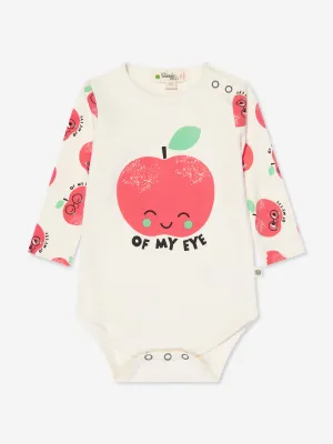 Baby Apple Bodysuit in Ivory