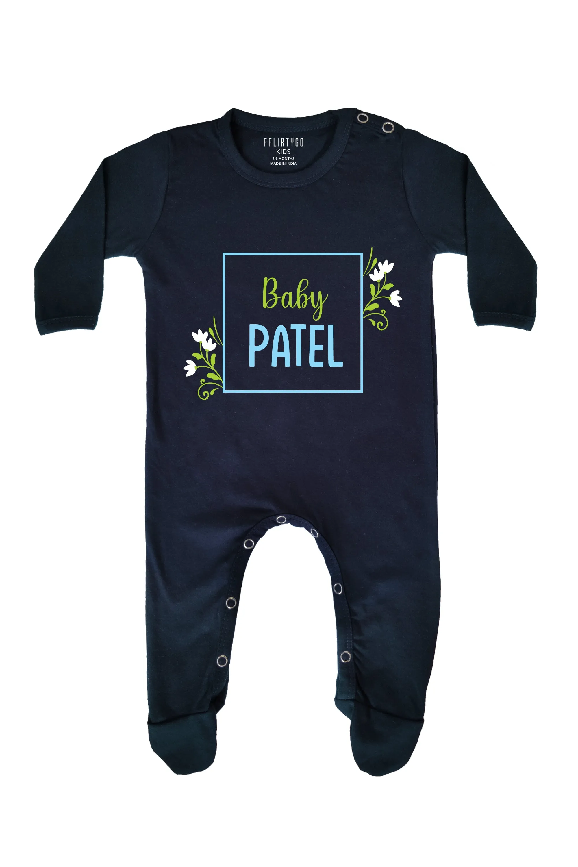 Baby Custom Surname Baby Romper | Onesies