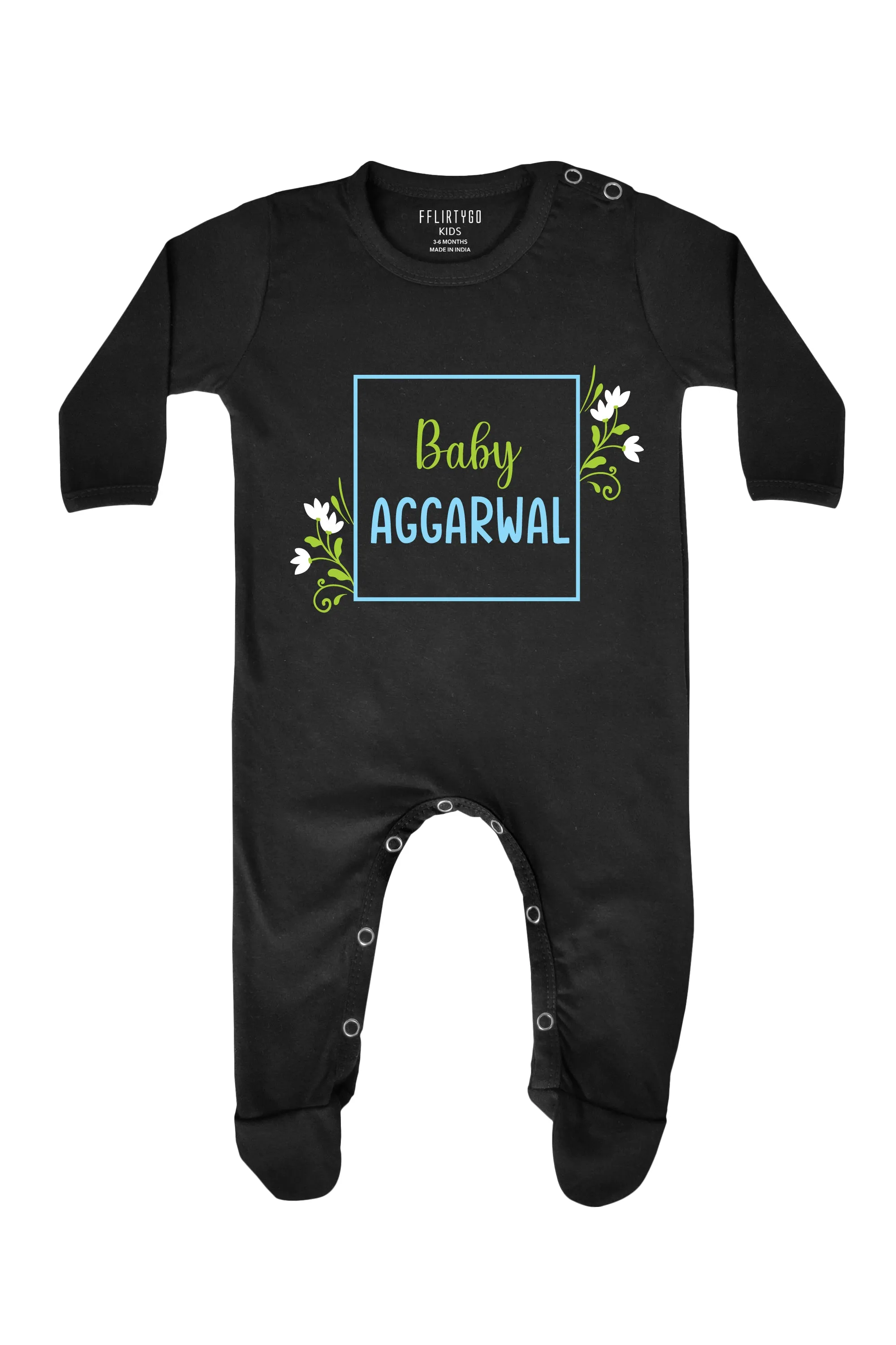 Baby Custom Surname Baby Romper | Onesies