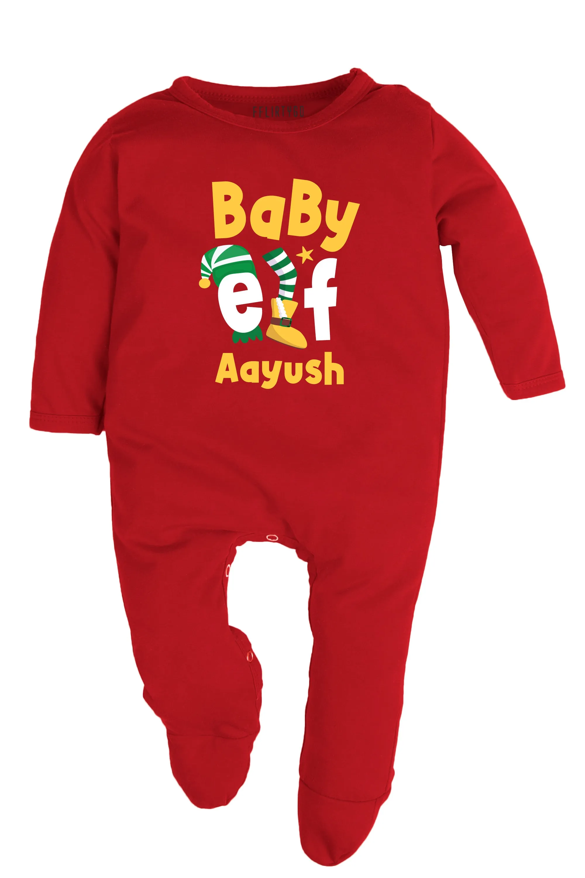 Baby elf Baby Romper | Onesies w/ Custom Name