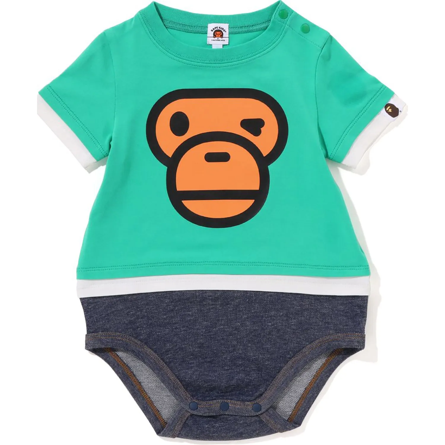 BABY MILO FACE LAYERED BODYSUIT KIDS