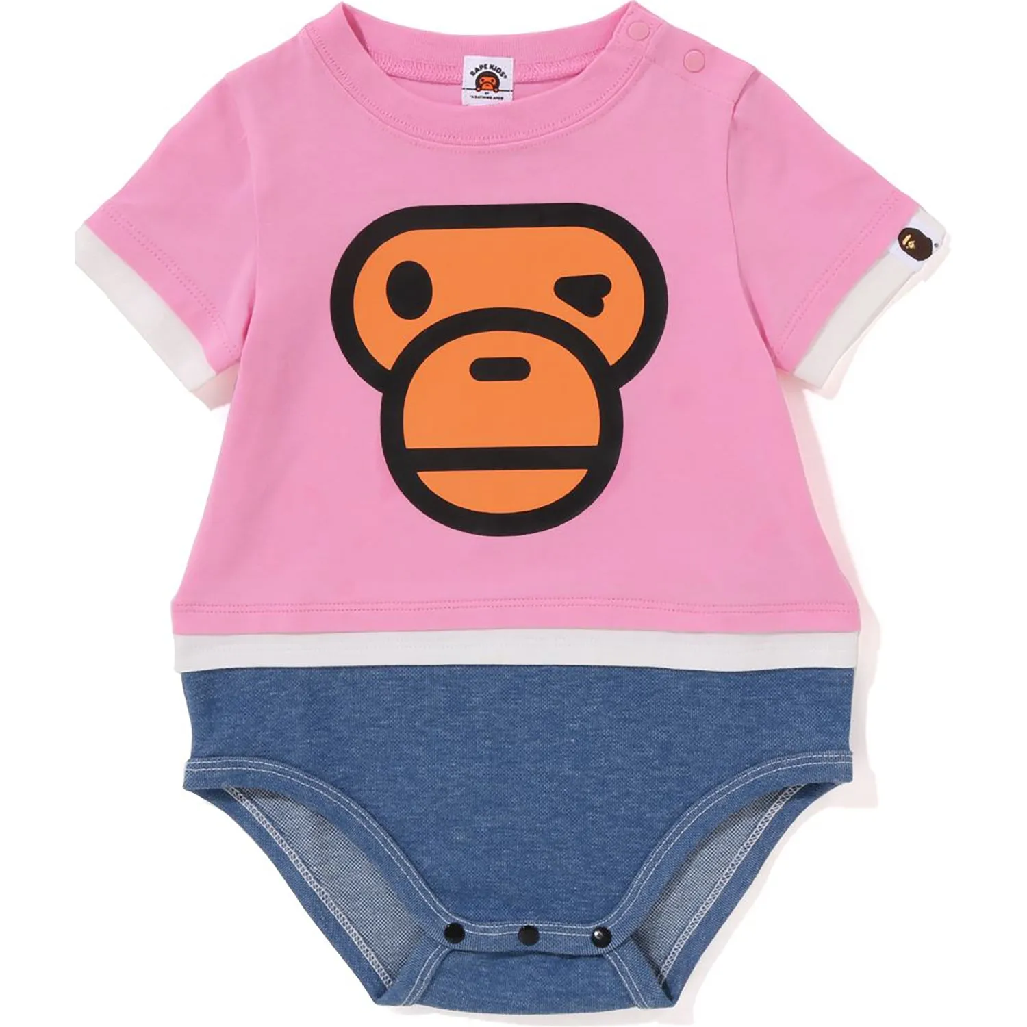 BABY MILO FACE LAYERED BODYSUIT KIDS