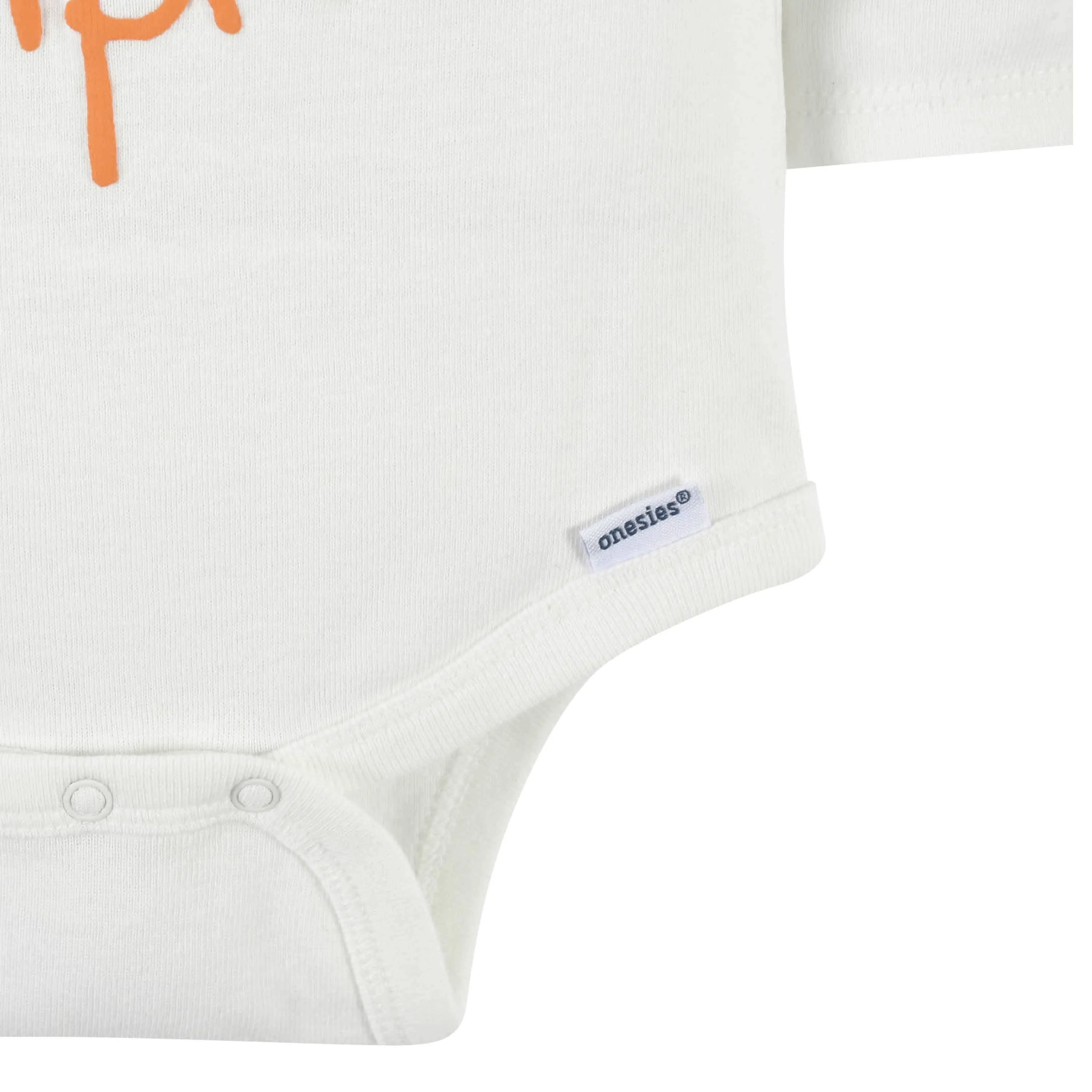 Baby Neutral Pumpkin Long Sleeve Onesies® Bodysuit