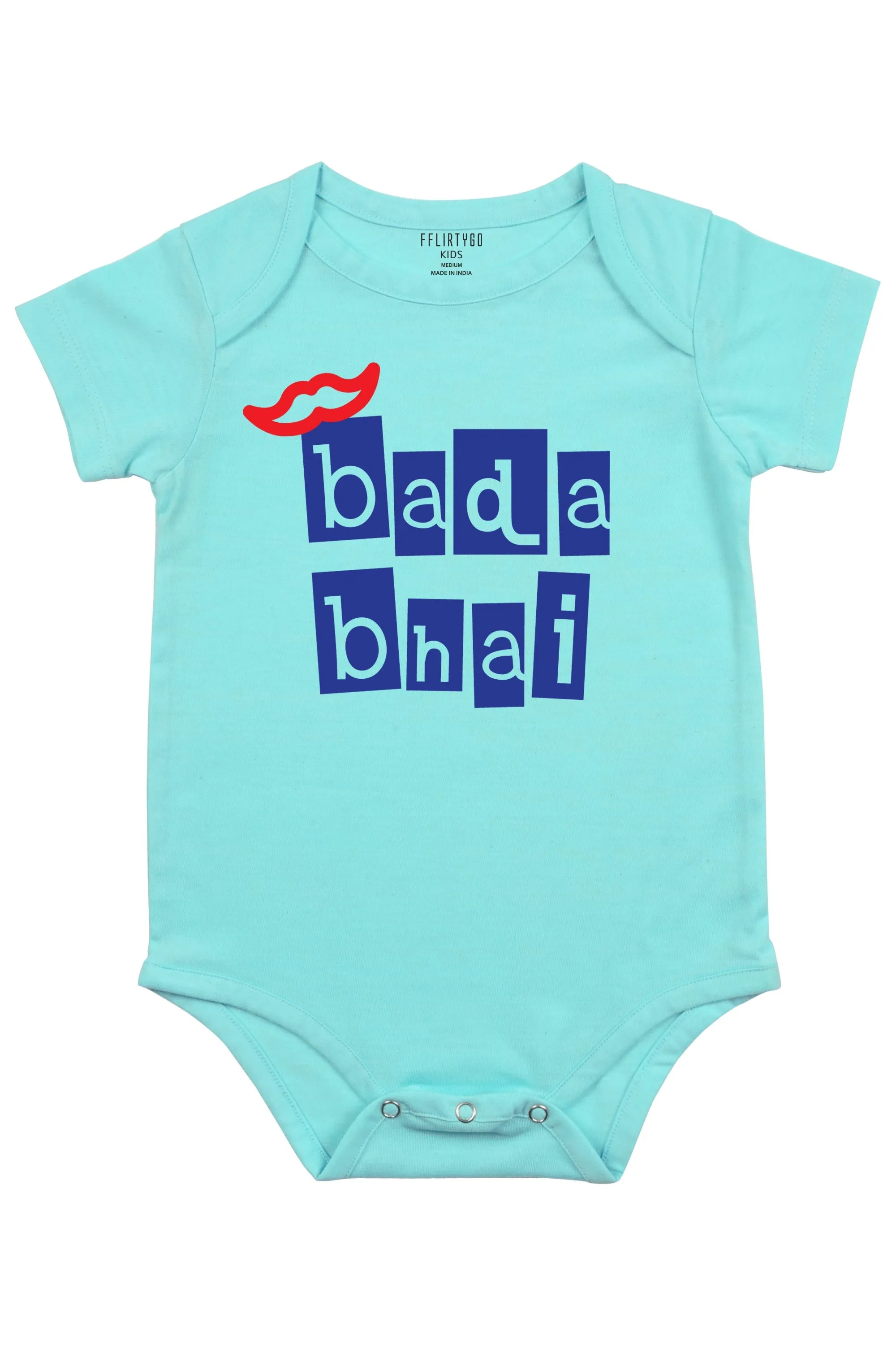 Bada Bhai in Box Design Baby Romper | Onesies