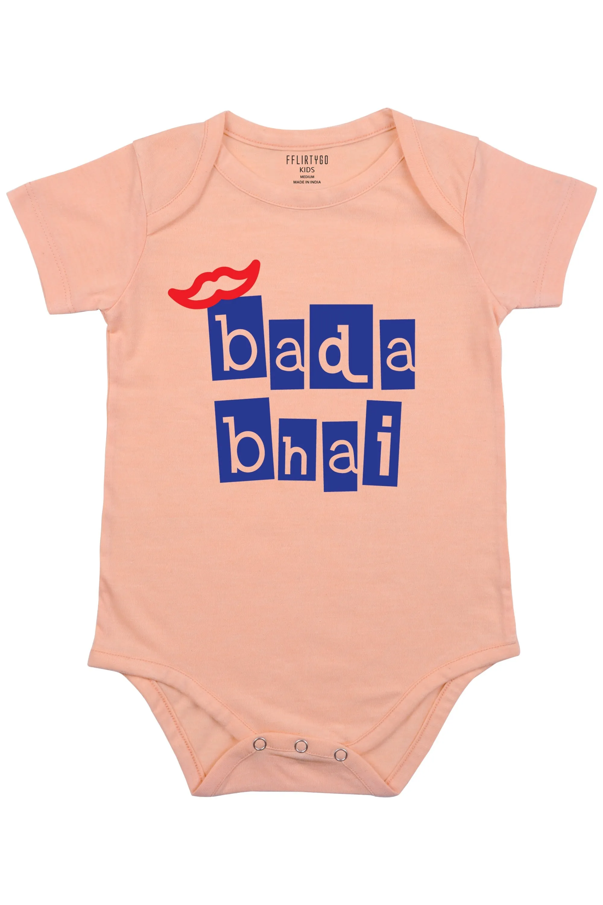 Bada Bhai in Box Design Baby Romper | Onesies