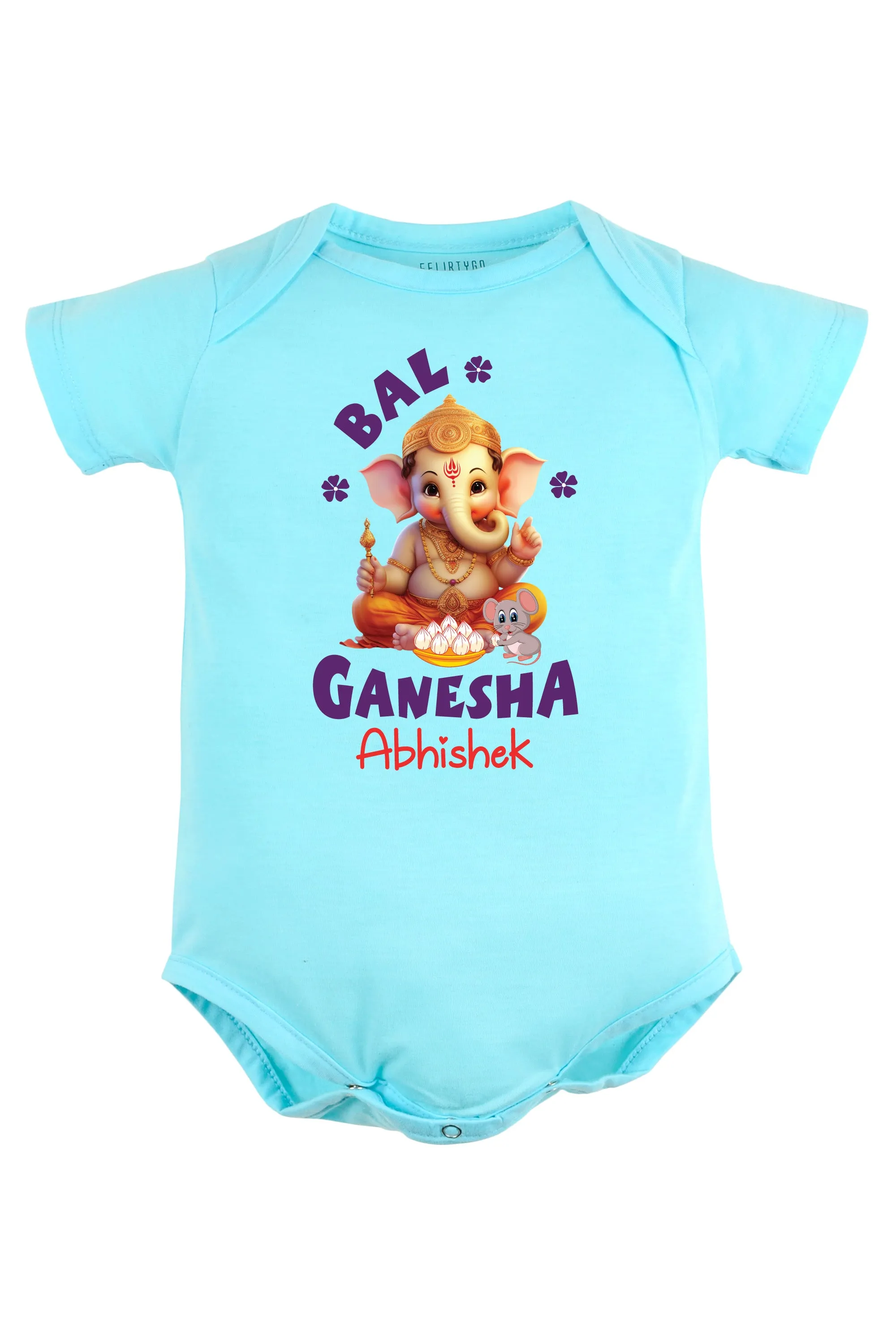 Bal Ganesha Baby Romper | Onesies w/ Custom Name