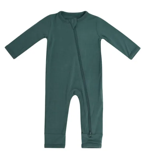 Bamboo Fiber Zippered Romper