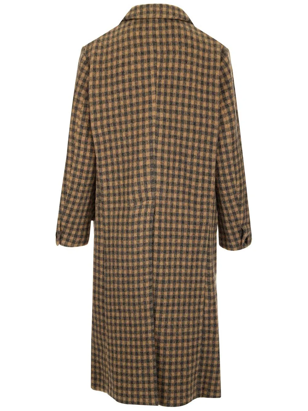 Barena Checked Patch Pocket Coat