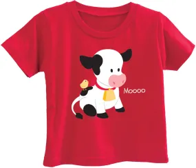 barnyard cow t-shirt | (2t) Case of 3