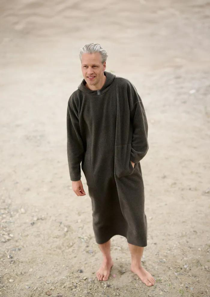 BEACH PONCHO MEN - 4097C - BARK