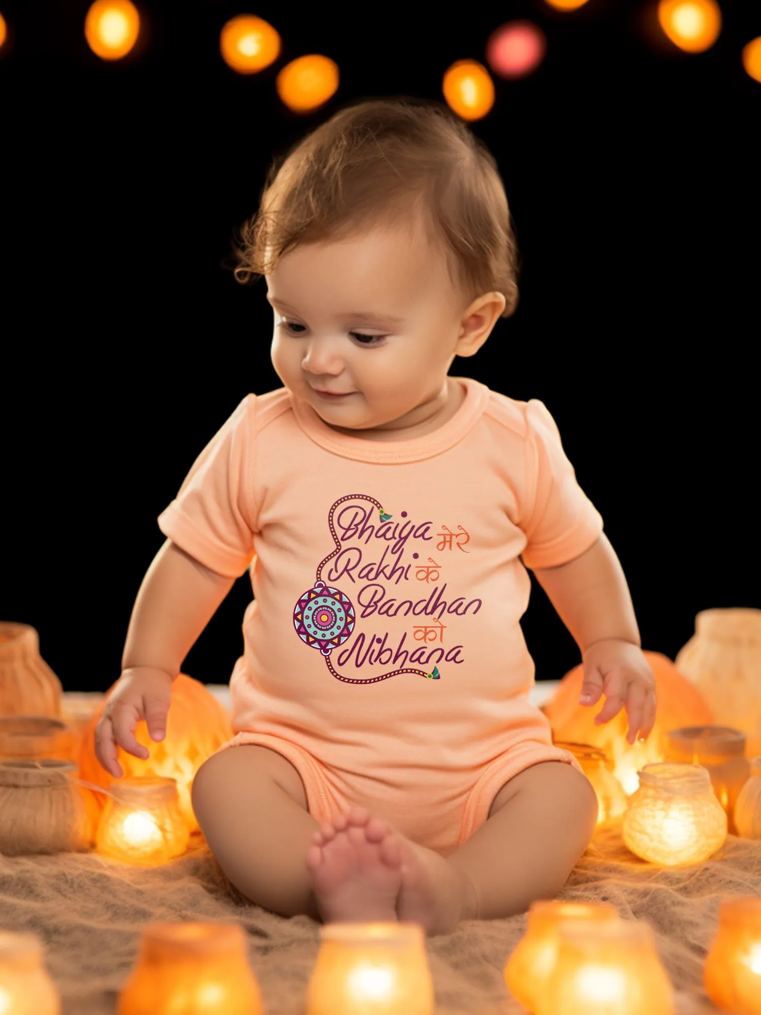 Bhaiya Mere Rakhi Ke Bandhan Ko Nibhana Baby Romper | Onesies