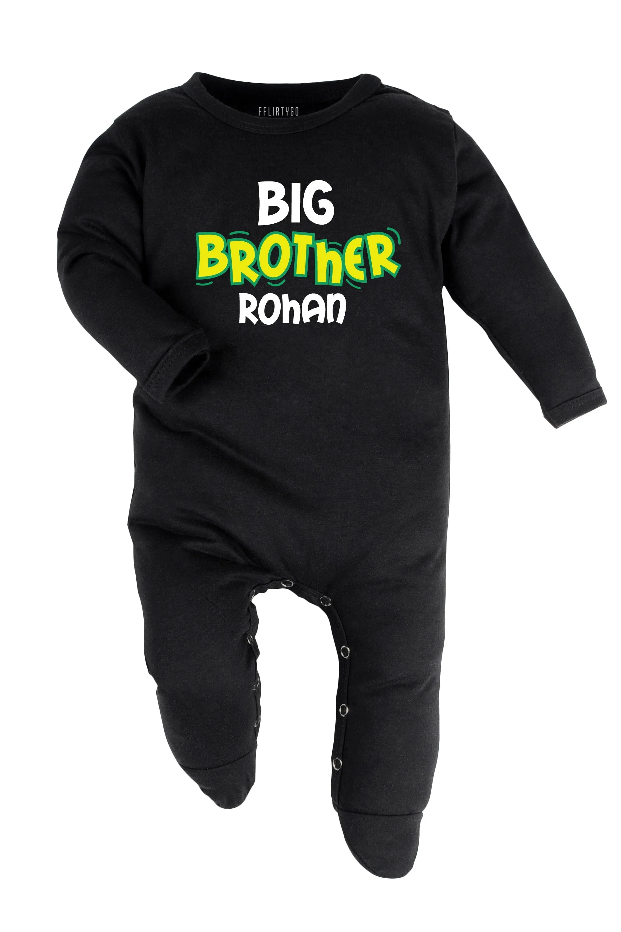 Big Brother Baby Romper | Onesies w/ Custom Name