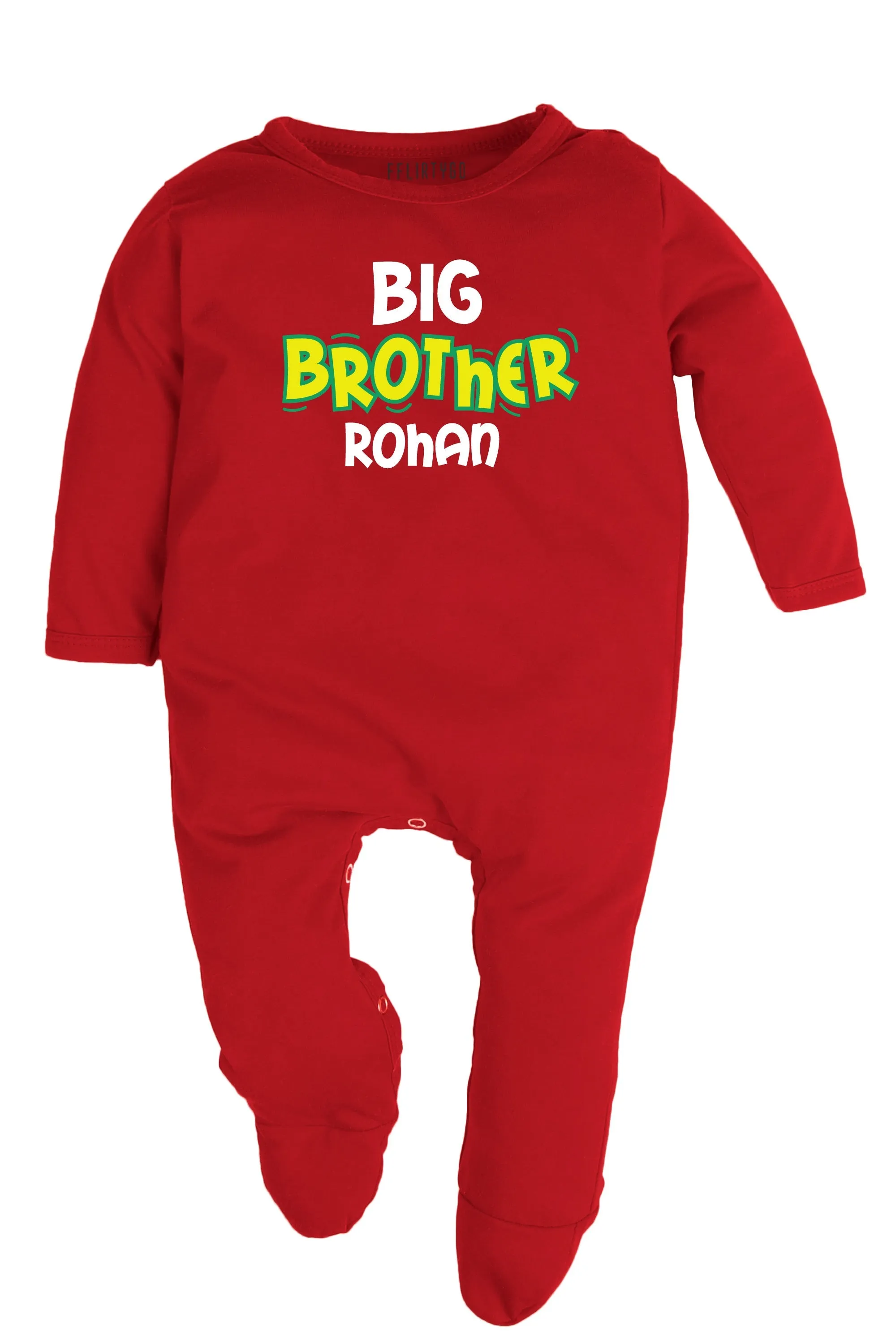 Big Brother Baby Romper | Onesies w/ Custom Name