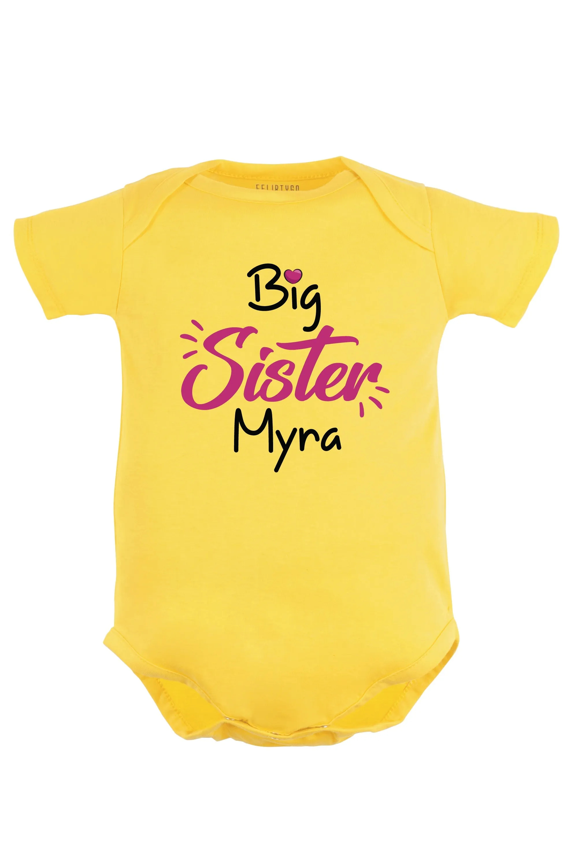 Big Sister Baby Romper | Onesies w/ Custom Name