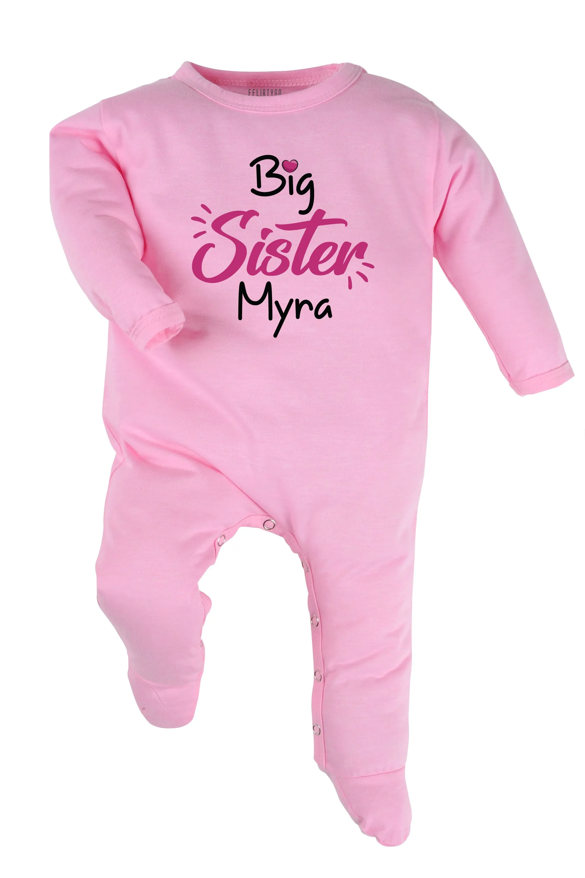 Big Sister Baby Romper | Onesies w/ Custom Name